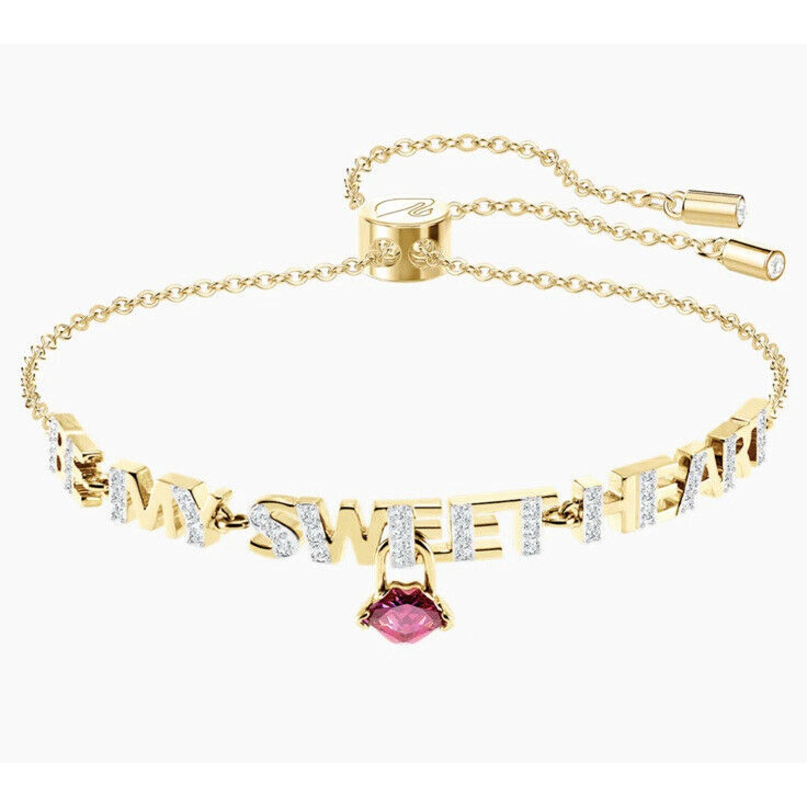 Swarovski Swarovski Be my Sweet heart Red Lip Charm bracelet Size ONE SIZE - 3 Thumbnail