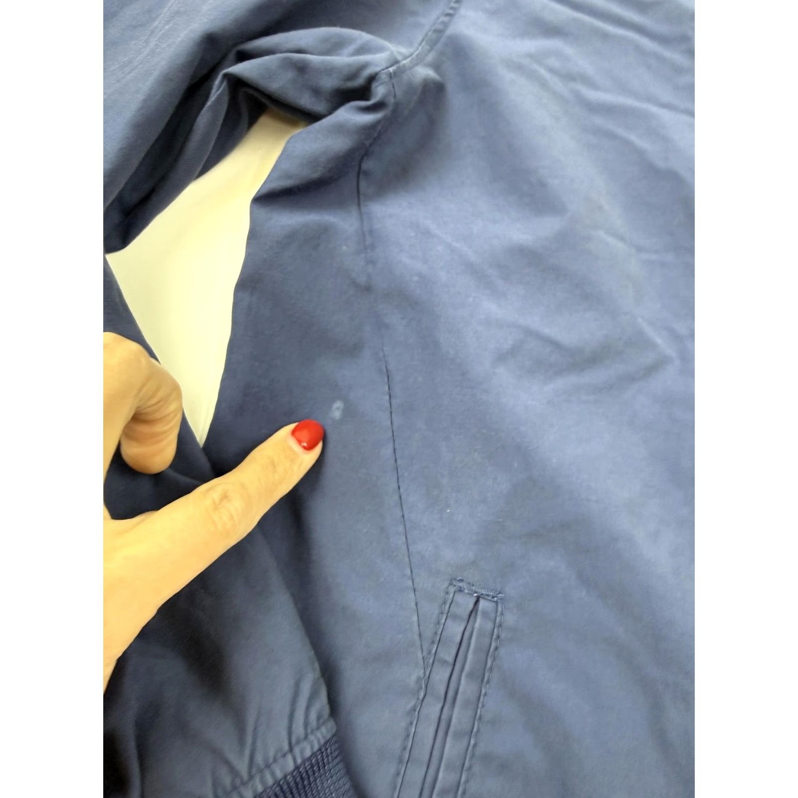 Gap Gap Mens Blue Band Collar Jacket Windbreaker L Lightweight Full Zip Pockets XL? L Size US L / EU 52-54 / 3 - 4 Thumbnail