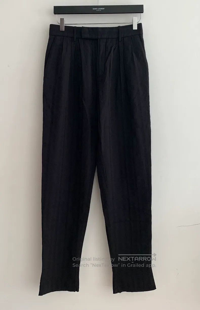Saint Laurent Paris Saint Laurent Paris Black three-dimensional embossed dark Size US 30 / EU 46 - 1 Thumbnail
