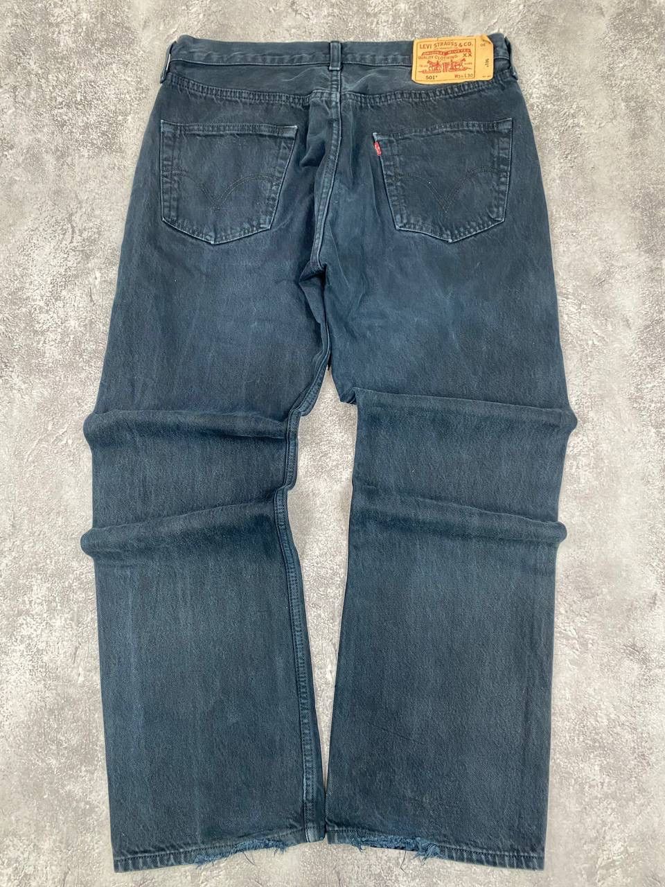 Levi's Levi's 501 Vintage Men Denim Jeans Black Straight Fit Size US 34 / EU 50 - 1 Thumbnail