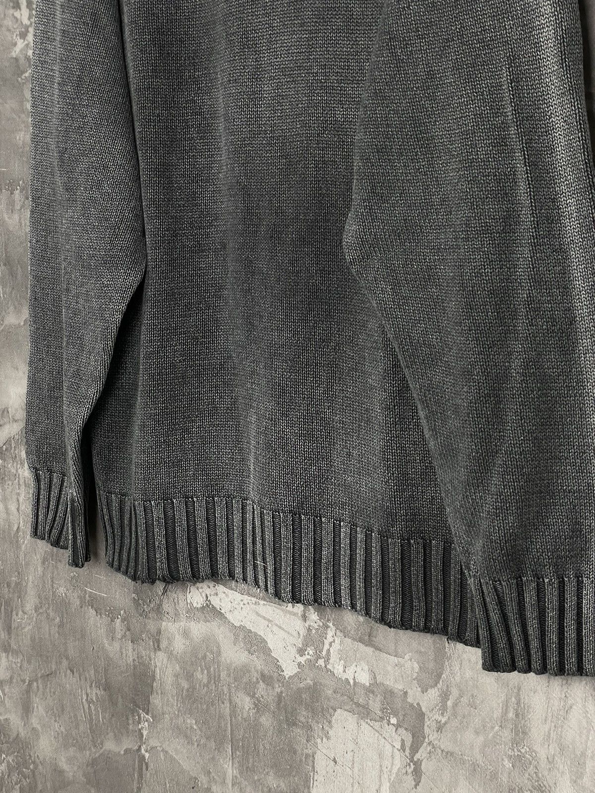 Japanese Brand × Tribal Streetwear × Vintage Japanese 3D Tribal 00s Vintage Faded Washed Grey 1/3 Sweater Size US M / EU 48-50 / 2 - 8 Thumbnail