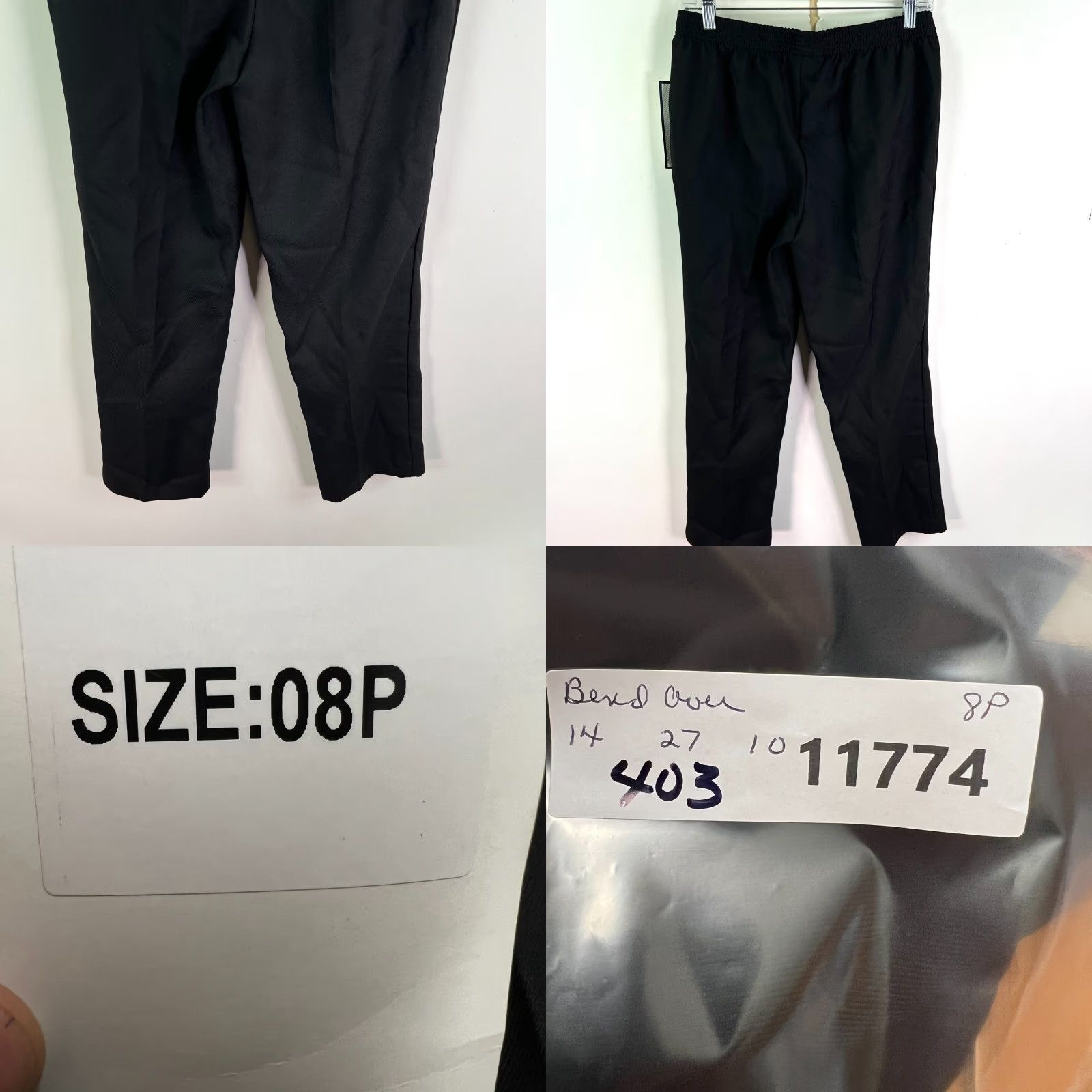 Levi's Vintage Levi's Bend Over Pants Womens Size 8P Black 28X27 Size 30" / US 8 / IT 44 - 8 Thumbnail