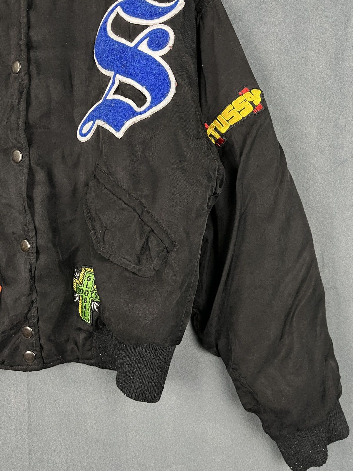 Other Stussy Bomber Jacket with Patches Size M / US 6-8 / IT 42-44 - 5 Thumbnail