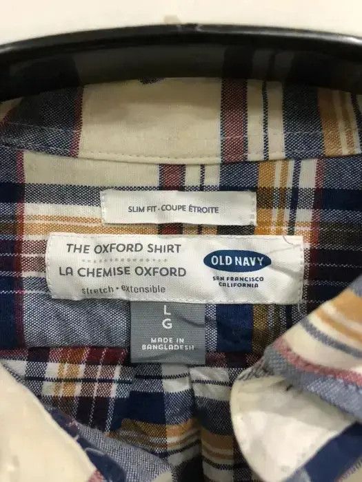 Vintage Old Navy Plaid Tartan Flannel Shirt 👕 Size US L / EU 52-54 / 3 - 3 Thumbnail