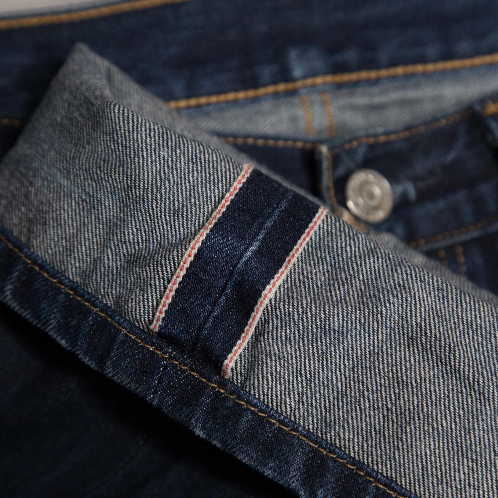 Levi's Levi's x J Crew 501 Dark Blue Denim Selvedge Jeans 32 x 32 Size US 32 / EU 48 - 2 Thumbnail