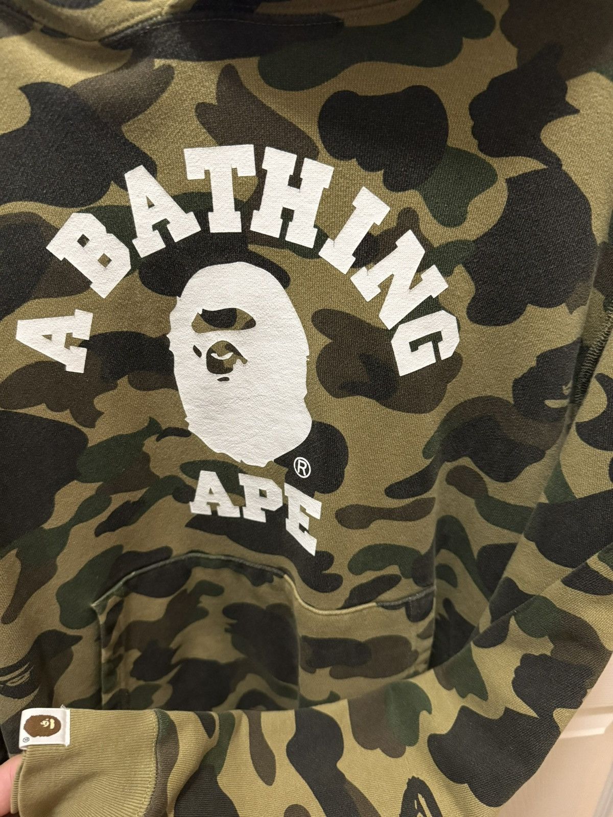 Bape A Bathing Ape College Logo Classic Camo Hoodie Size US L / EU 52-54 / 3 - 2 Thumbnail