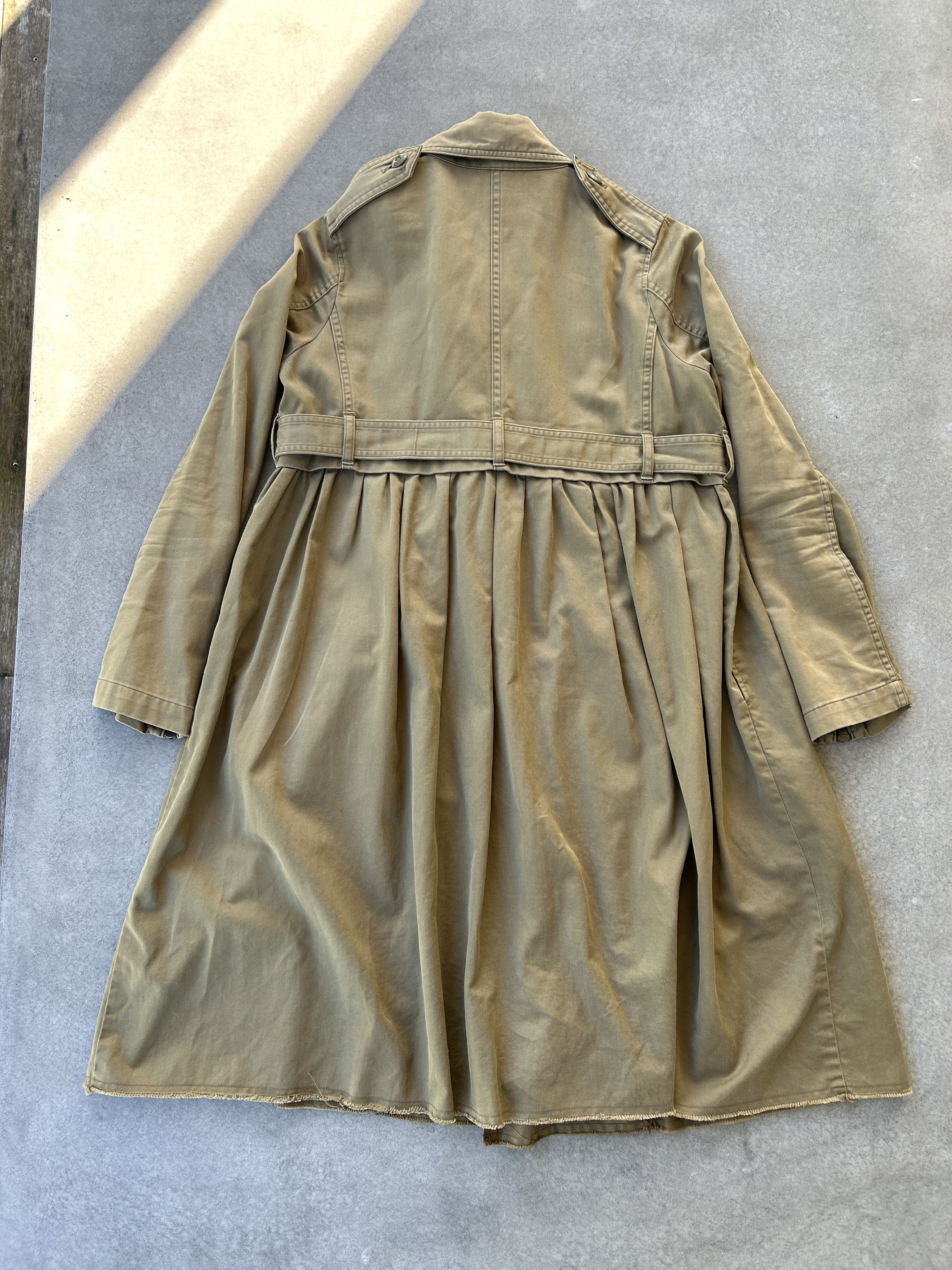 Hysteric Glamour side-zip trench coat