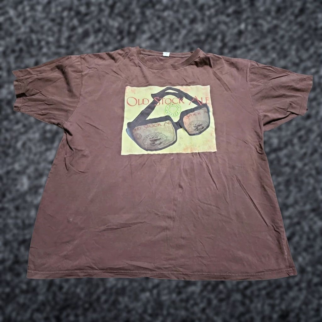 Ecco Vintage Eco Mens T-Shirt 2XL Short Sleeve Brown Unique Fall Theme Retro Size US XXL / EU 58 / 5 - 1 Thumbnail