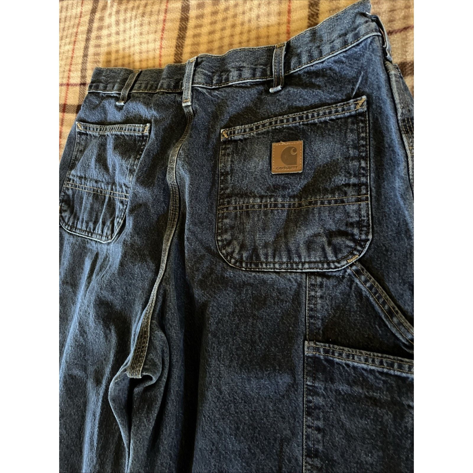 Carhartt Carhartt Men’s Jeans Men 34x35 Dungaree fit blue Denim Pants Size US 34 / EU 50 - 11 Thumbnail