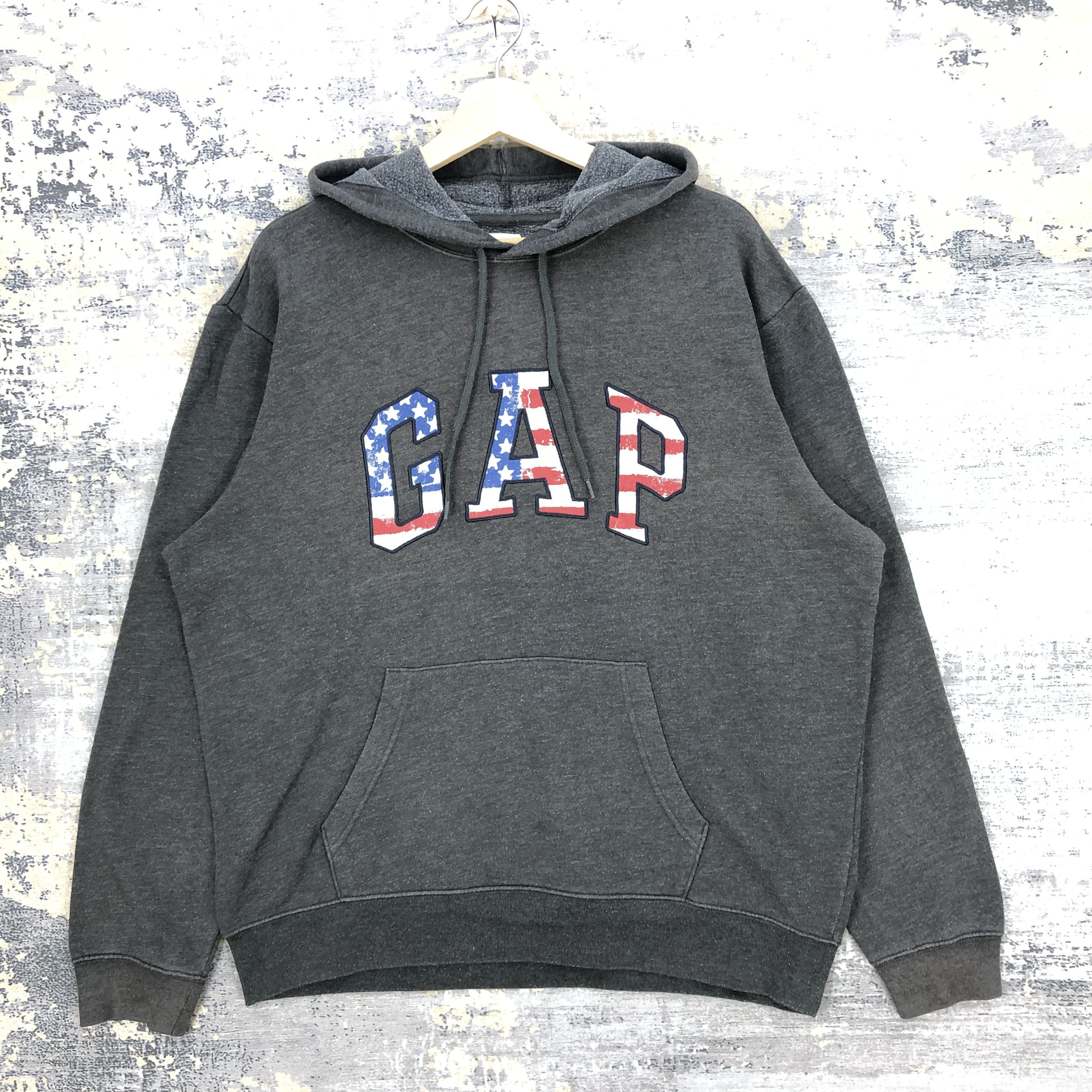 Gap Vintage Y2K GAP Sweatshirt Hoodie GAP Sweater Hooded Size US L / EU 52-54 / 3 - 2 Thumbnail
