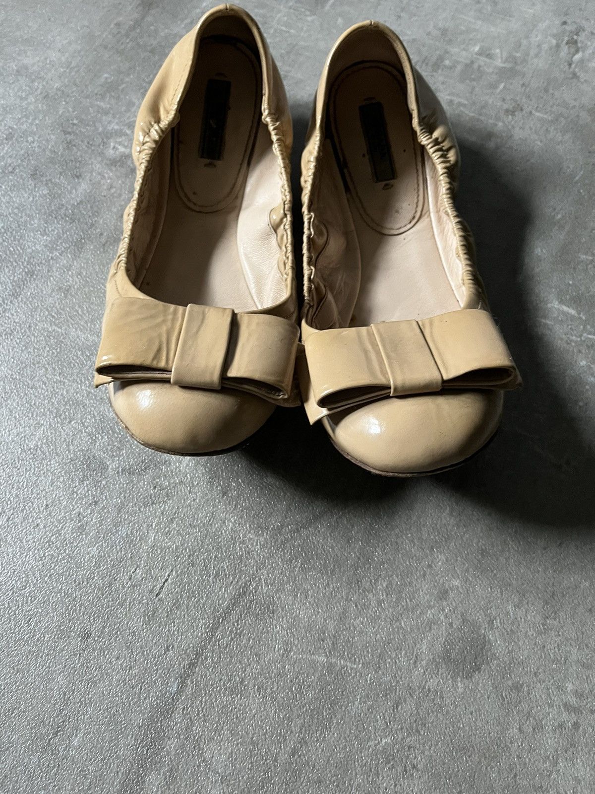 Prada Prada ballet yellow cream vintage women shoes Size US 9.5 / IT 39.5 - 3 Thumbnail