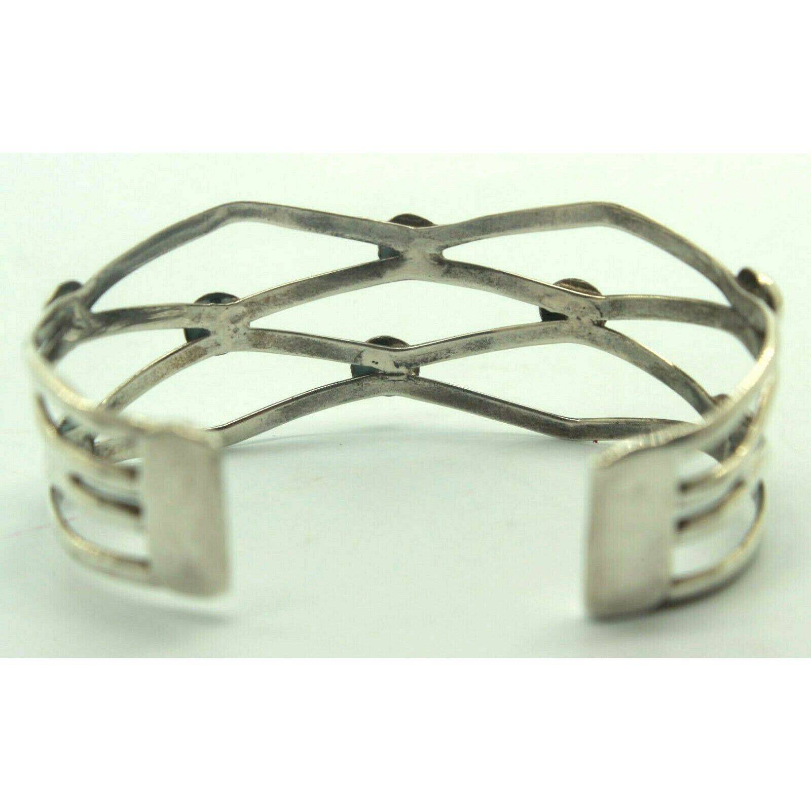 Other Mexican Silver Cuff Bracelet • Expandable Marked 950 • MCM Size ONE SIZE - 3 Thumbnail