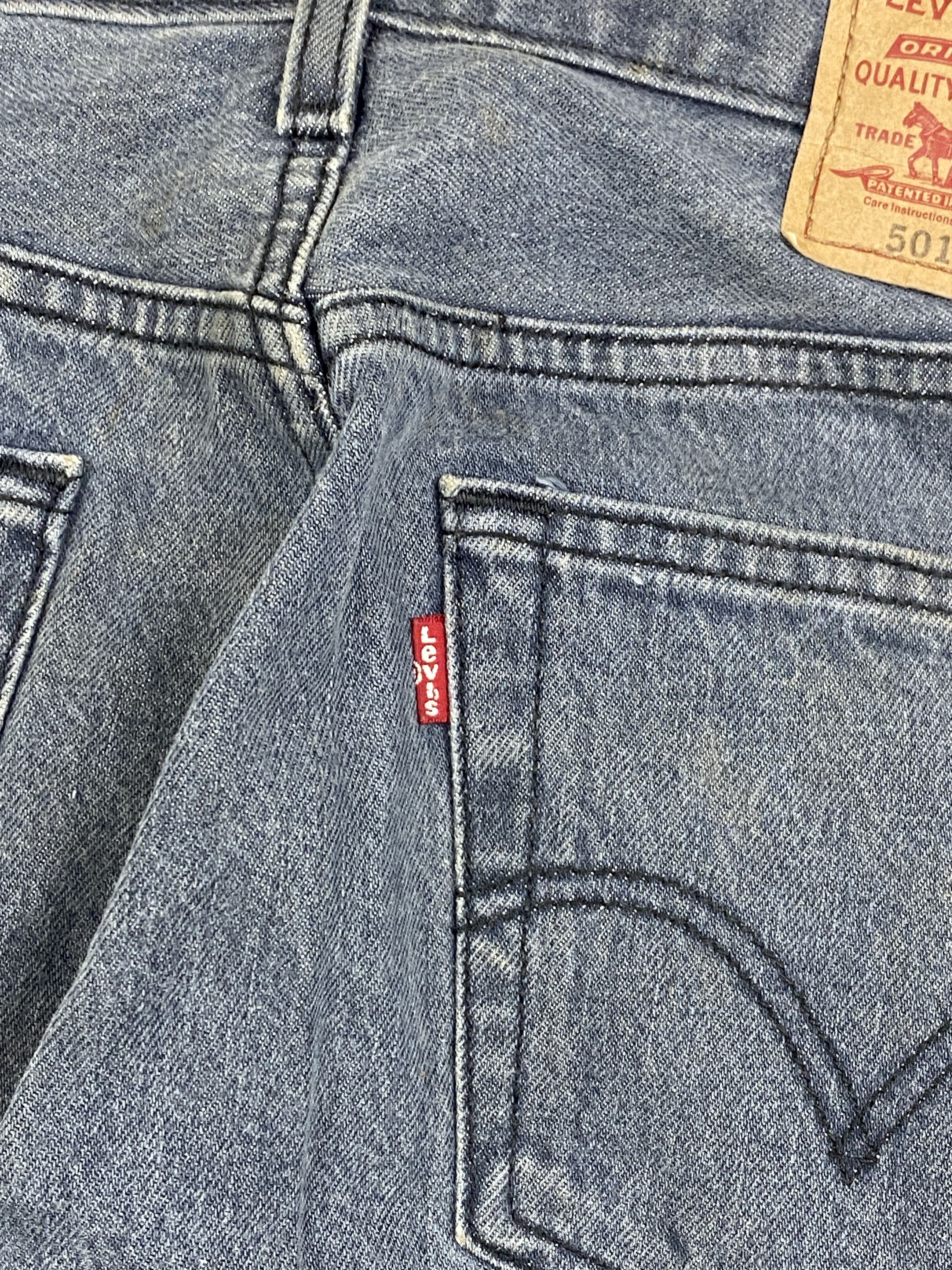 Levi's × Vintage Vintage Levis 501 Rusty Denim Jeans DP2811 Size US 33 - 6 Thumbnail