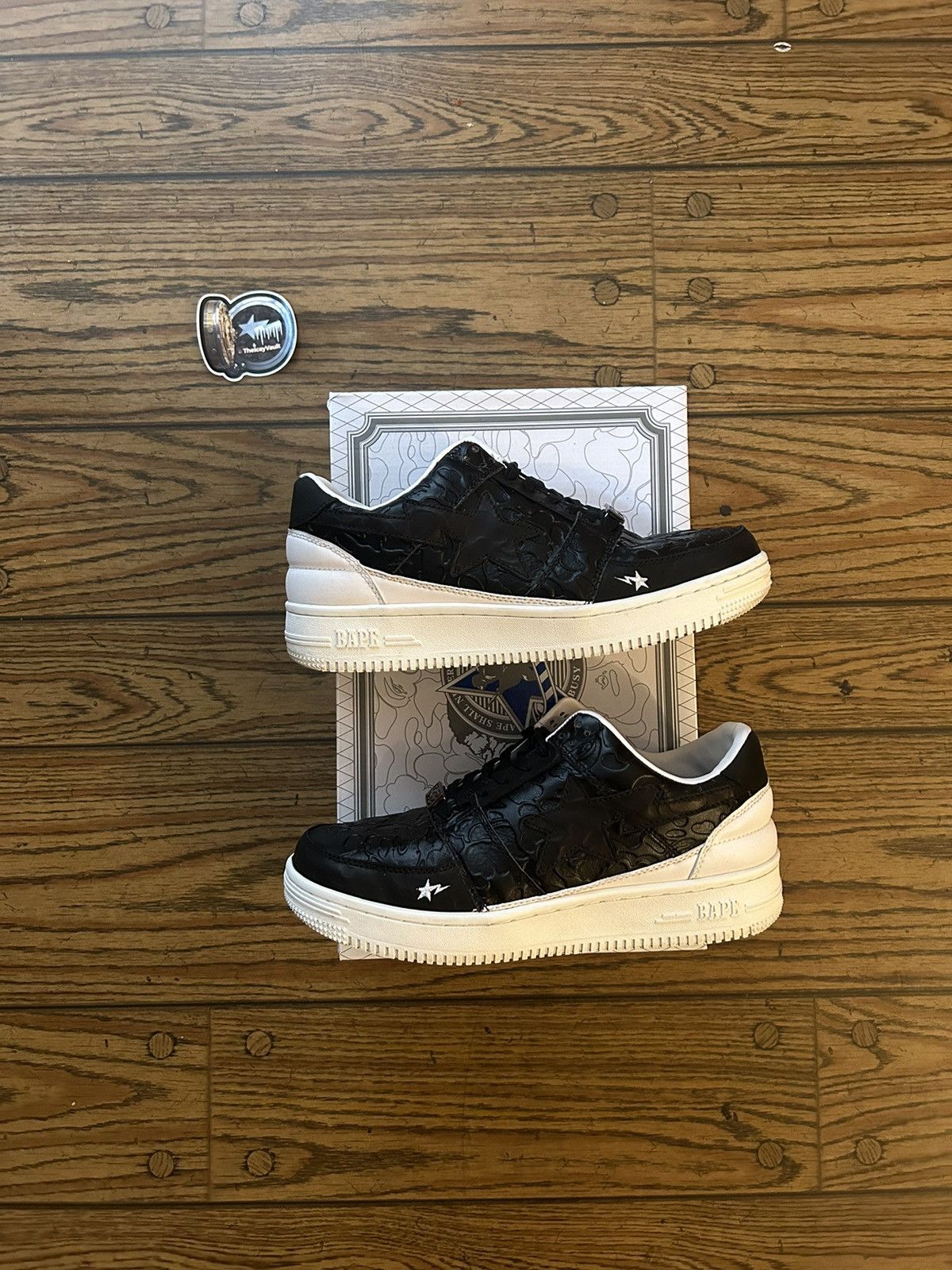 image of Bape X Future “Freebandz” Bapestas Shoes in Black, Men's (Size 10)