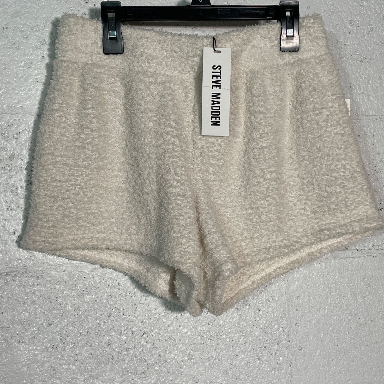 Steve Madden Steve Madden Pull-on Chenille Sleep Shorts ivory small Size 27" / US 4 / IT 40 - 2 Thumbnail