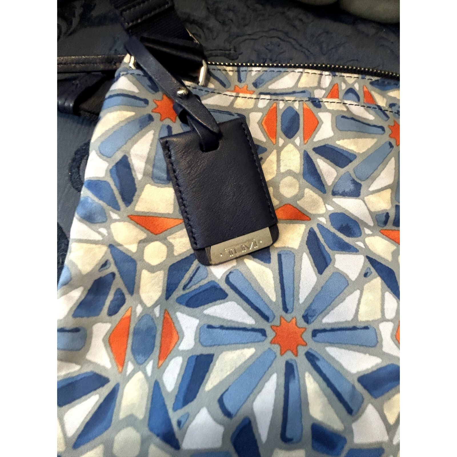 Tumi Tumi Voyageur Calera Crossbody Cayenne Tile Blue White Size ONE SIZE - 8 Thumbnail