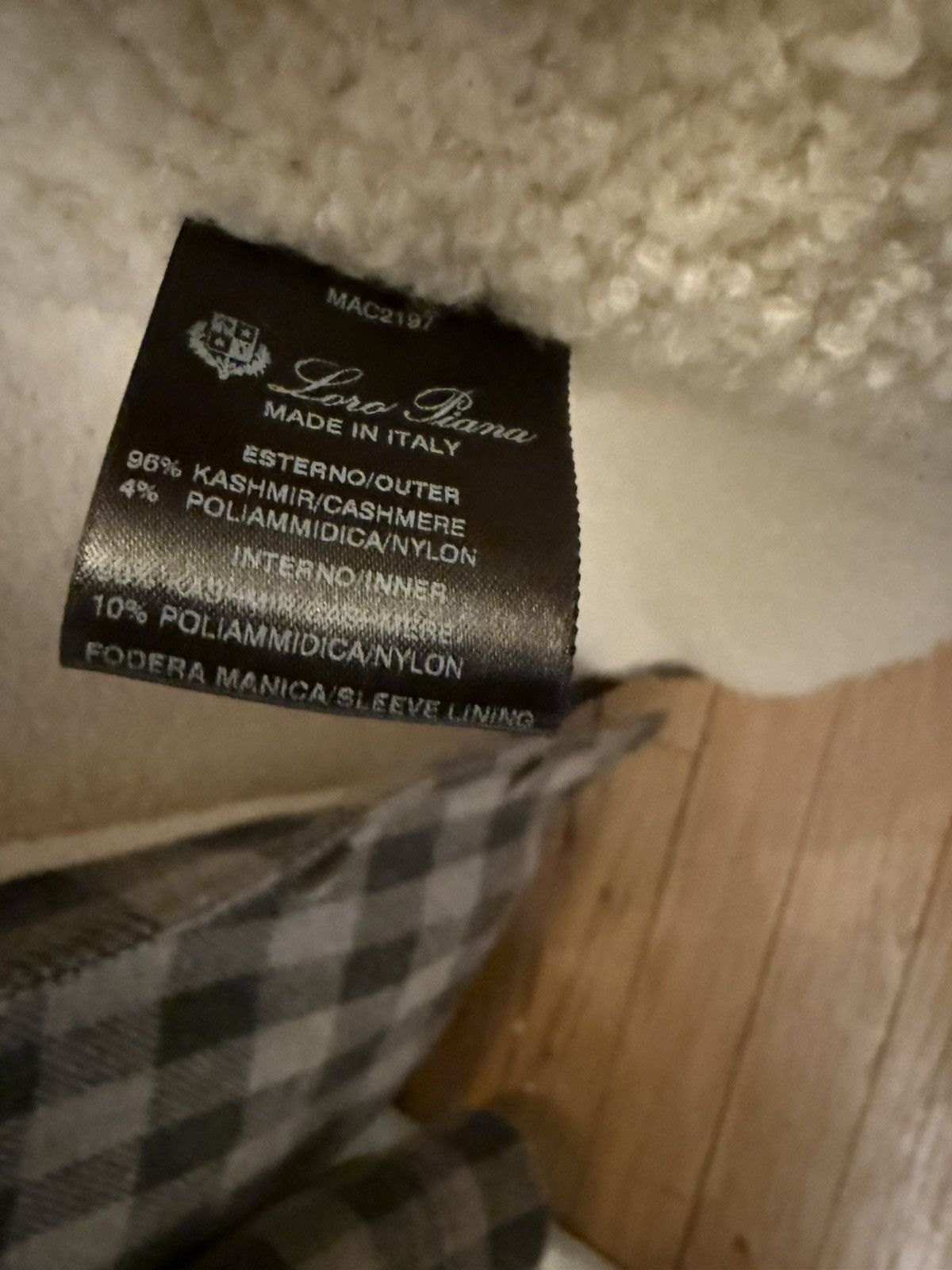 Loro Piana Loro Piana Cashmere Check Sherpa-Lined Jacket Size US L / EU 52-54 / 3 - 2 Thumbnail