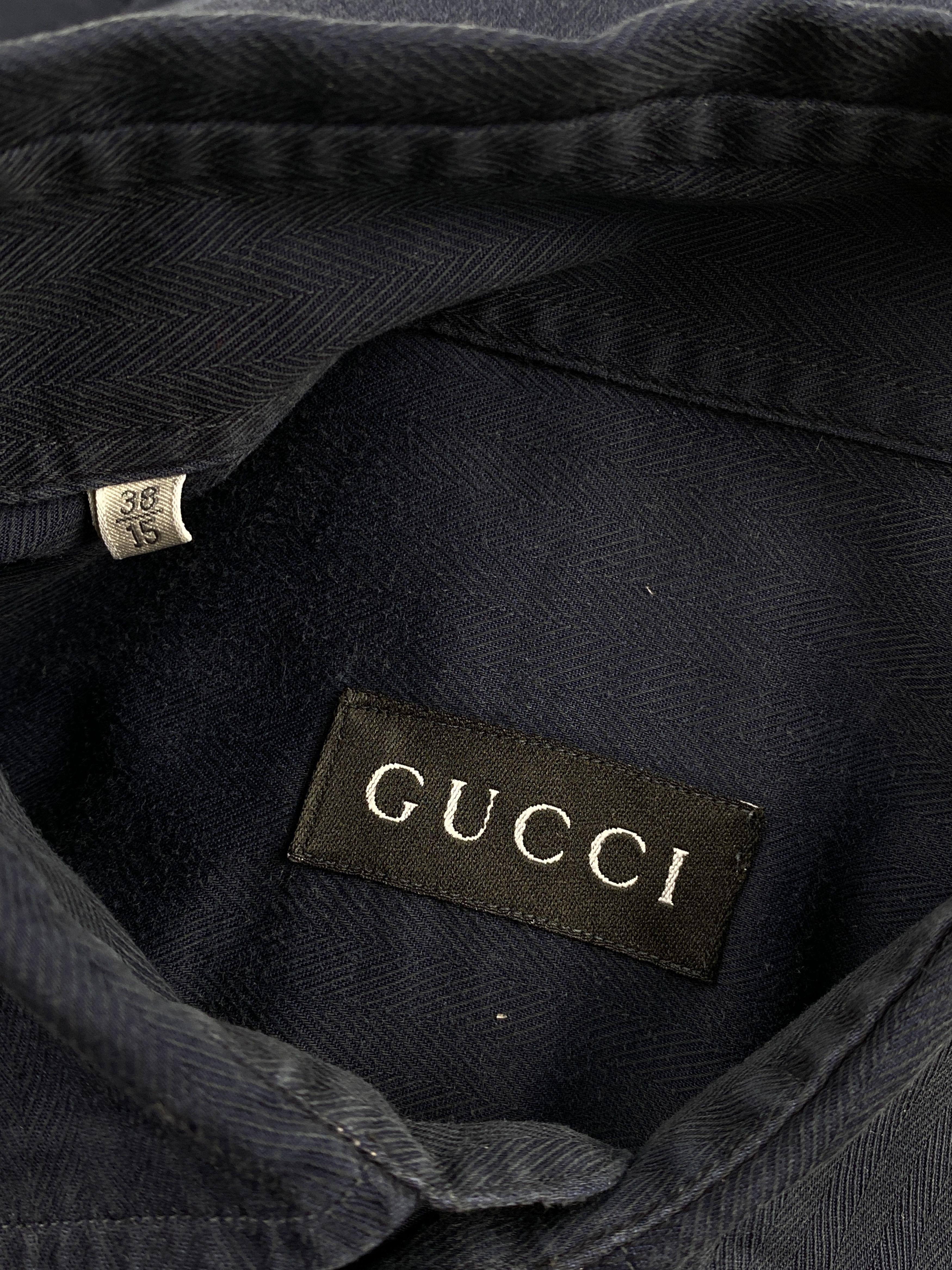 Gucci Button Down Longsleeve Shirt Size XS / US 0-2 / IT 36-38 - 12 Thumbnail