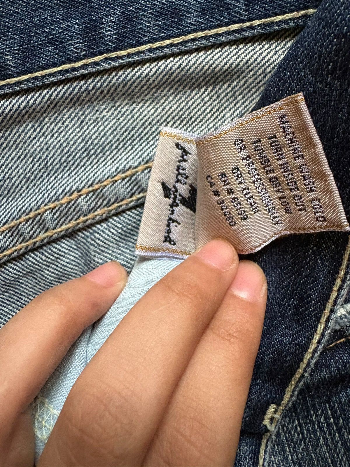 7 For All Mankind Vintage 7 For All Mankind Mud Wash Distressed Flare Jeans Size 32" / US 10 / IT 46 - 11 Thumbnail