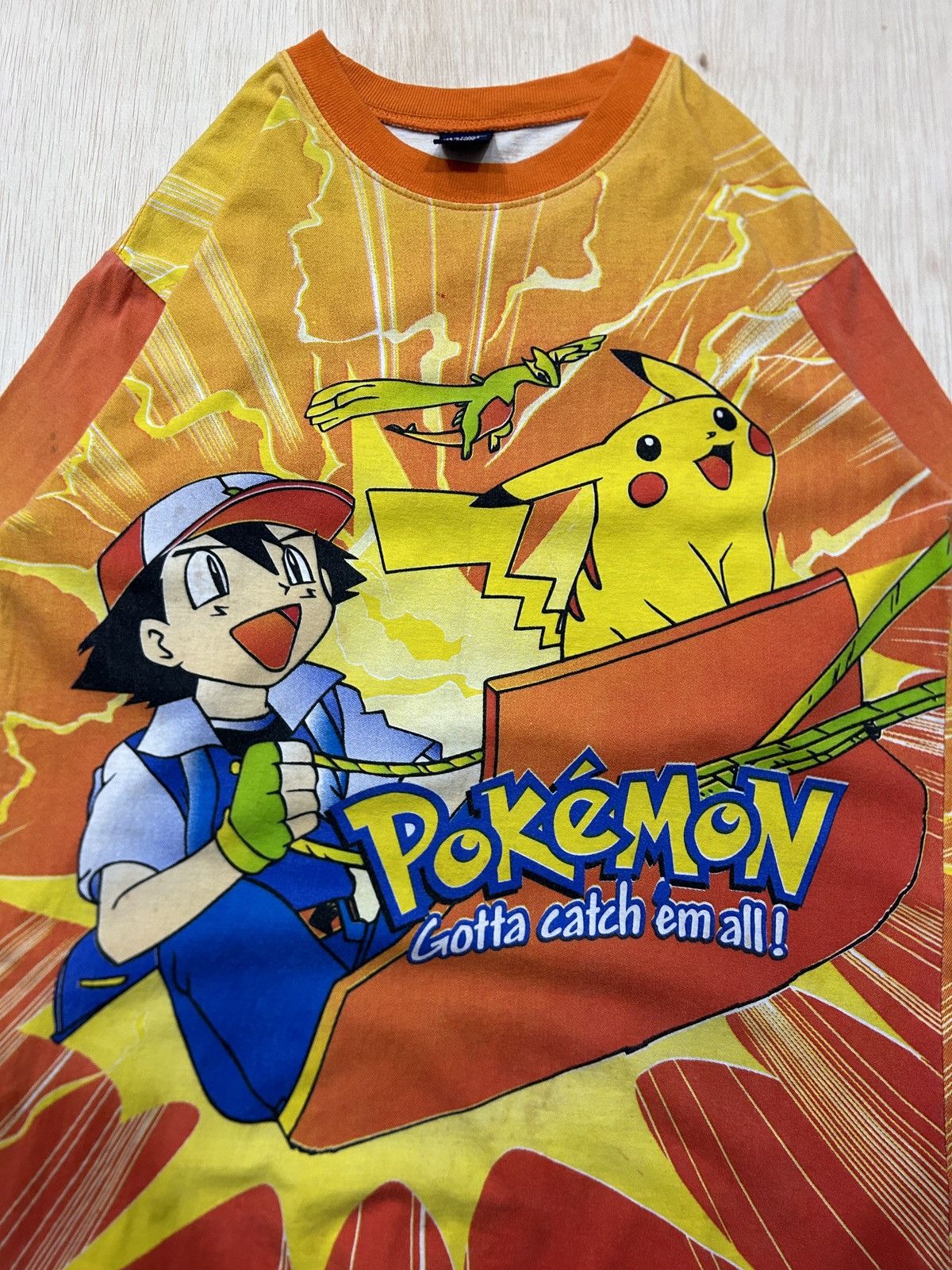 Cartoon Network × Japanese Brand × Vintage Vintage Pokemon Ash Bootleg Overprint Anime Size US S / EU 44-46 / 1 - 2 Thumbnail