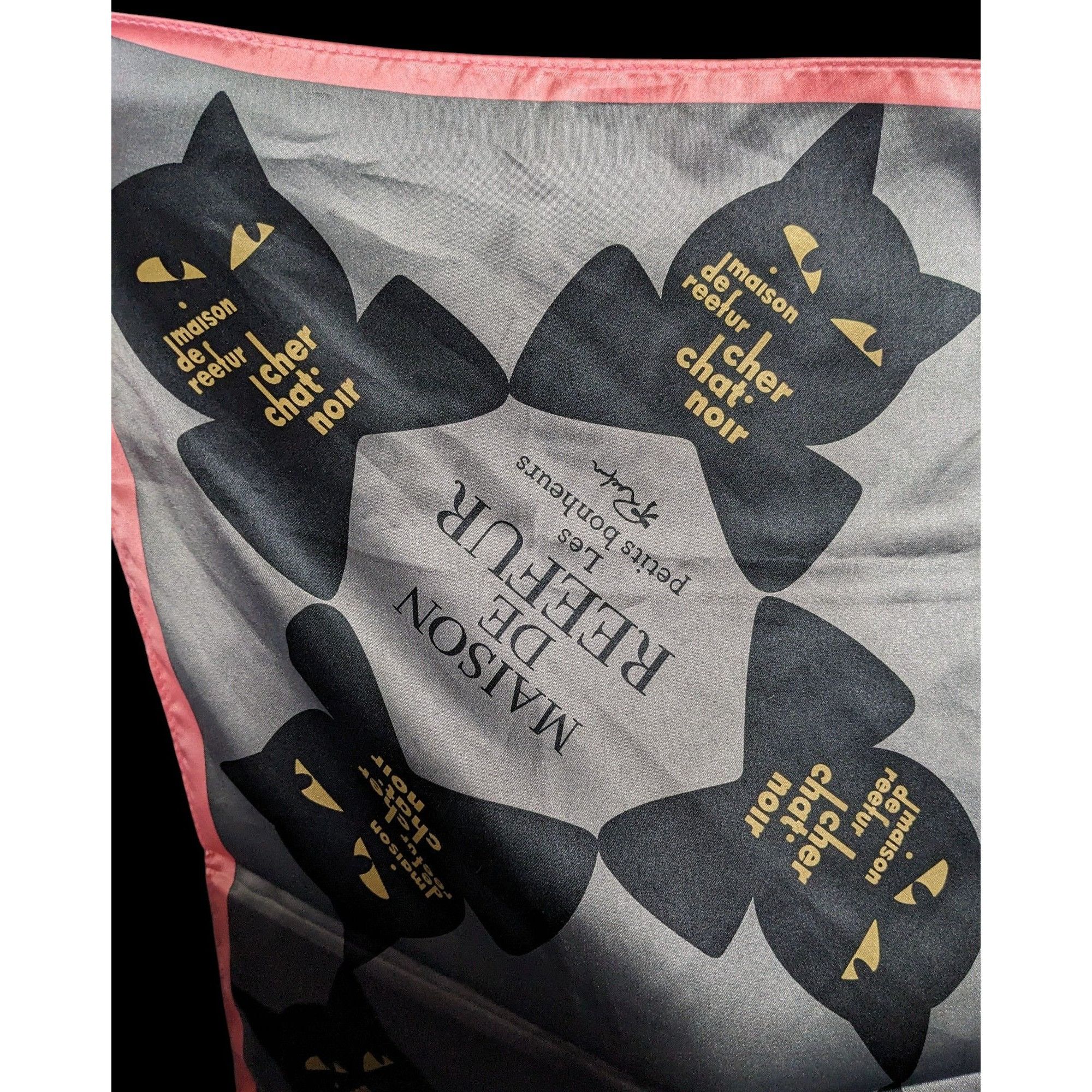Other Maison De Reefur Dear Black Cat Little Joys Scarf Size ONE SIZE - 4 Thumbnail