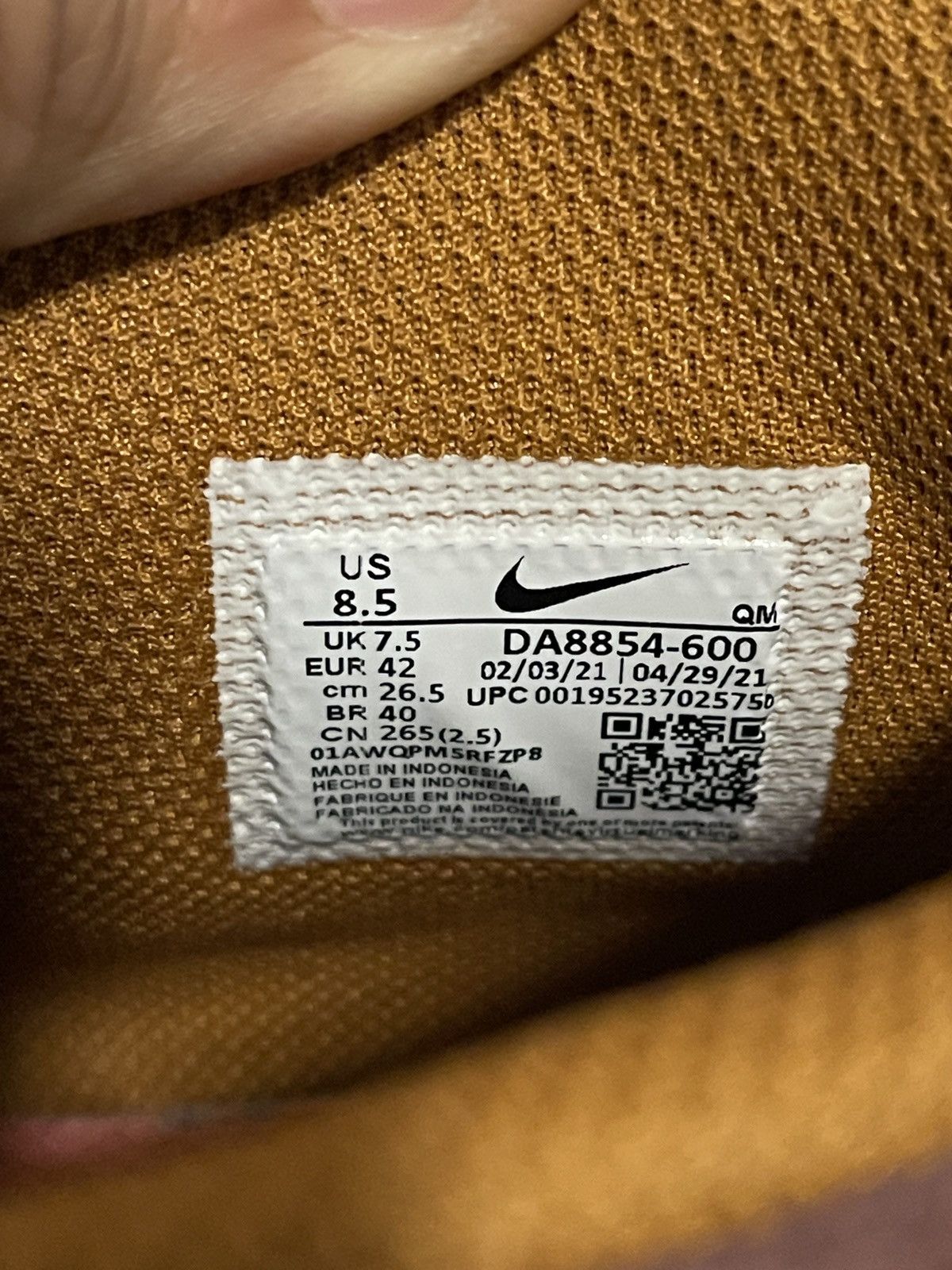Nike SB Nike SB Blazer MID MOSAIC BROWN Size US 8.5 / EU 41-42 - 6 Thumbnail