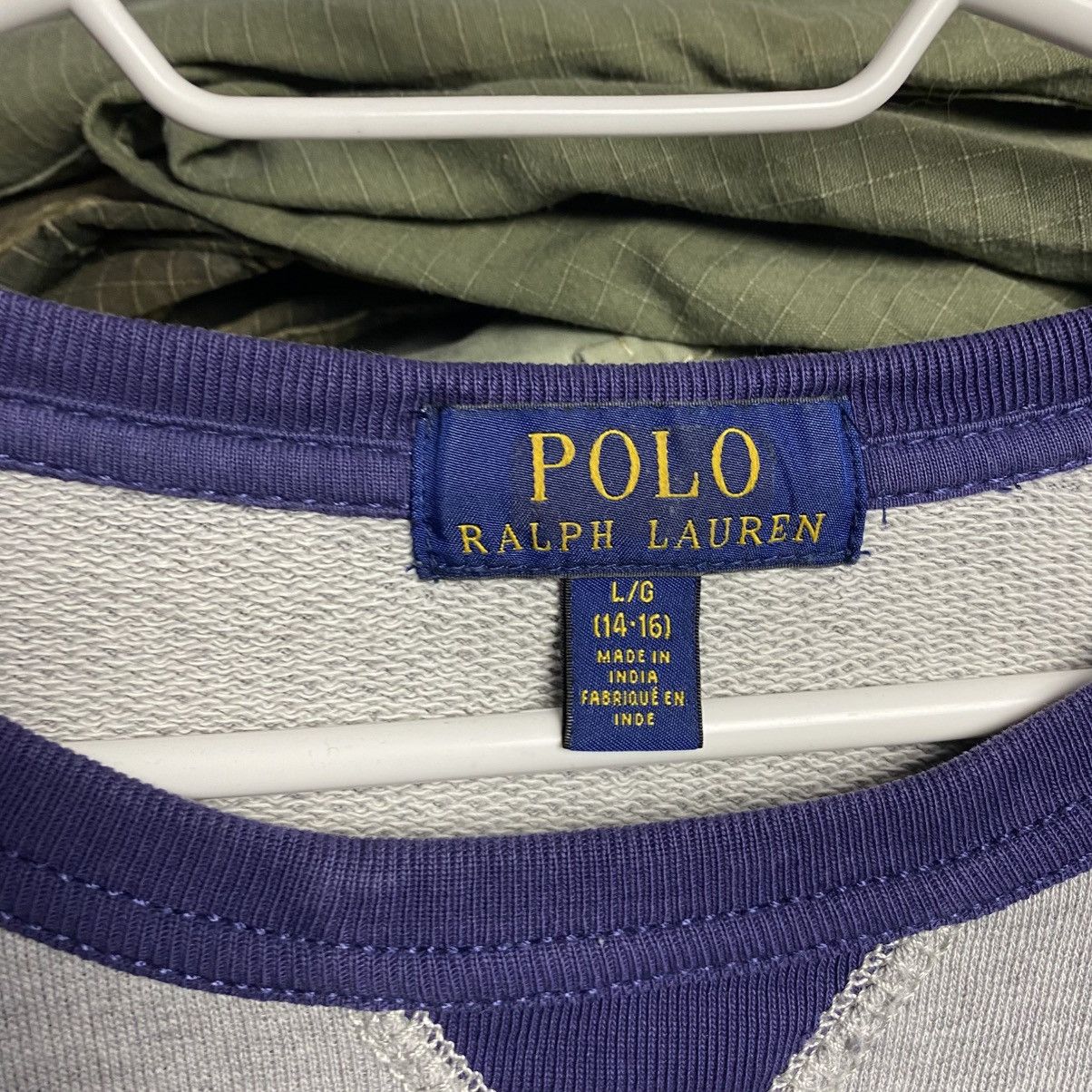 Polo Ralph Lauren Vintage Polo Ralph Lauren Big Fleece logo y2k sweatshirt Size US S / EU 44-46 / 1 - 4 Thumbnail