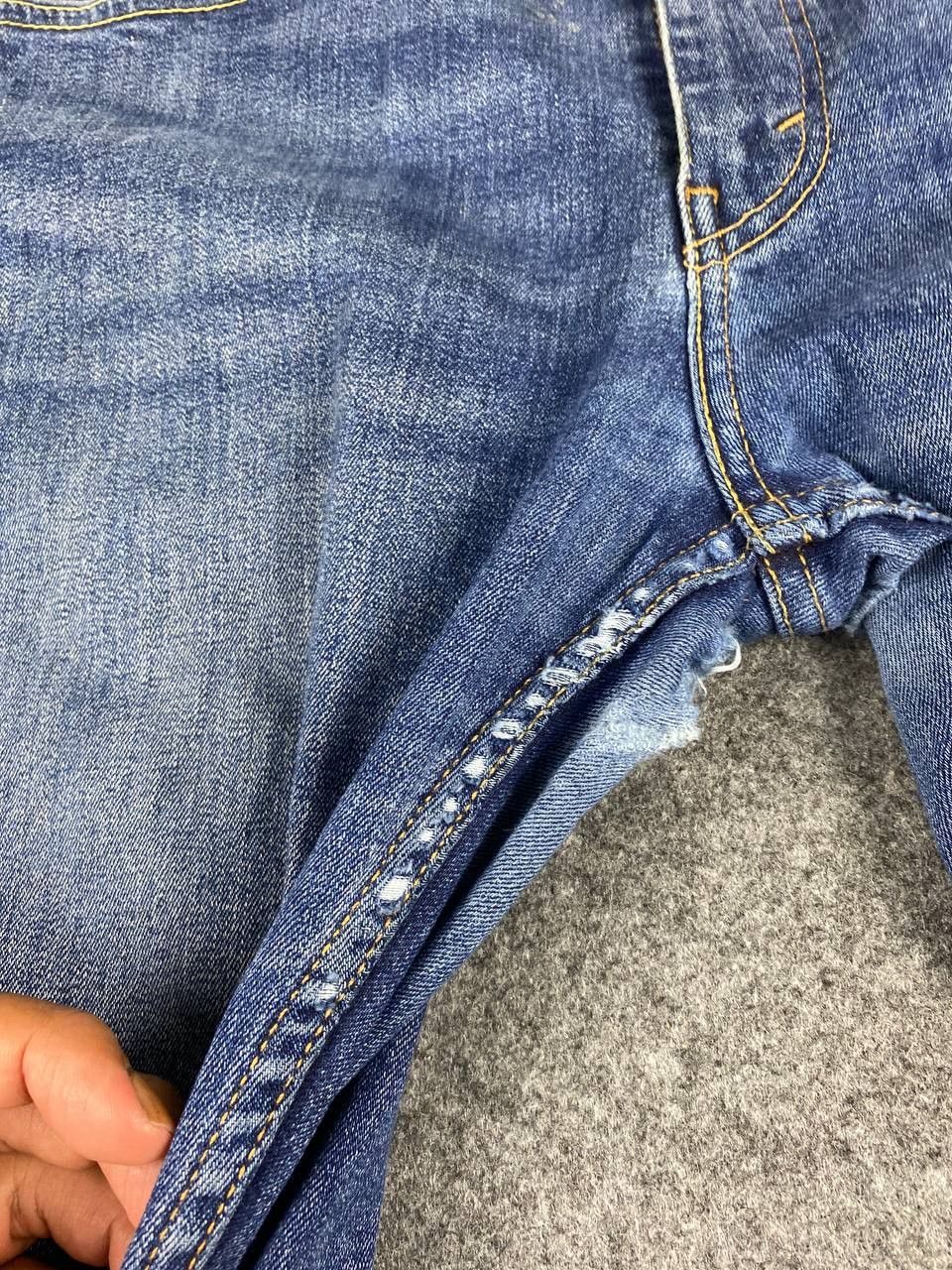 Levi's levis 502 waterless distressed denim Size US 34 / EU 50 - 10 Thumbnail