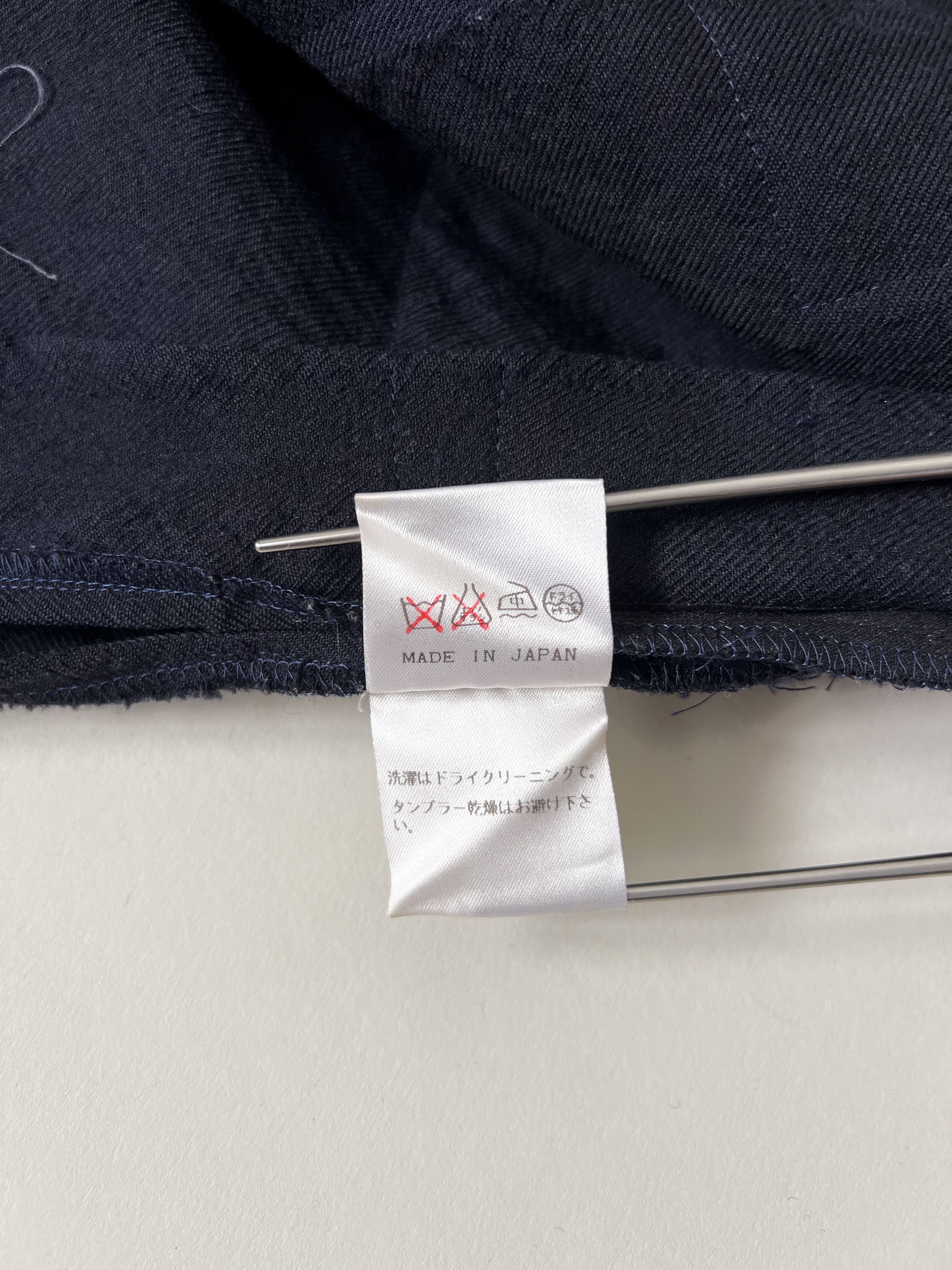 Undercover AW1997 ‘LEAF’ Navy Runway Wool Patchwork Top Size M / US 6-8 / IT 42-44 - 9 Thumbnail