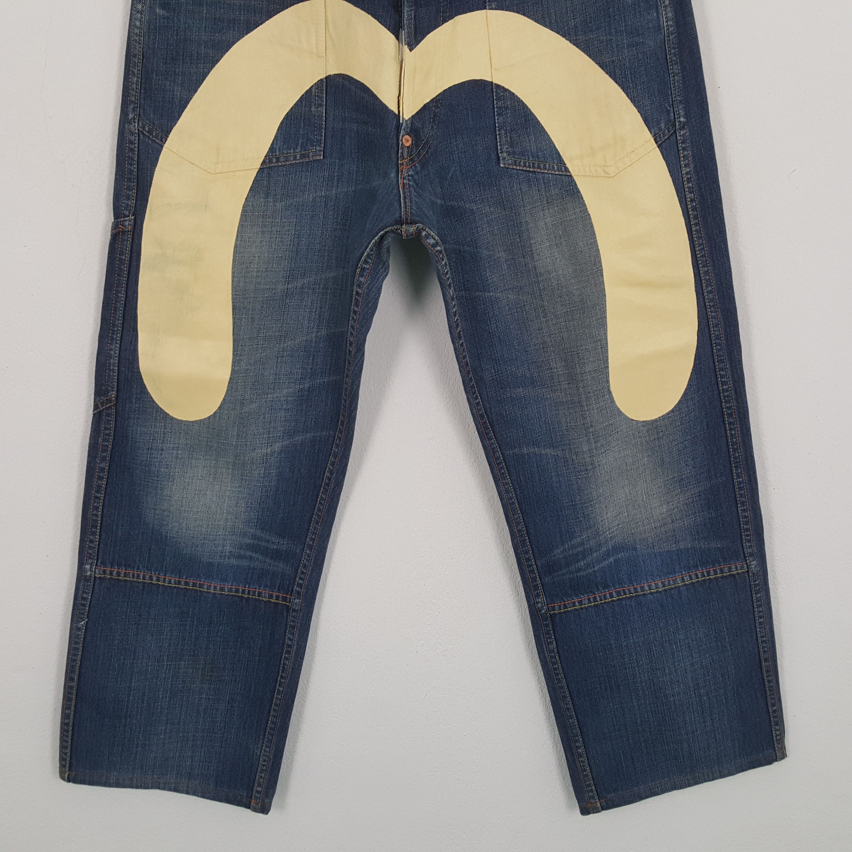 Evisu × Japanese Brand × Vintage Vintage EVISU Japanese Brand Daicock Custom Style Jeans Size US 31 - 3 Thumbnail
