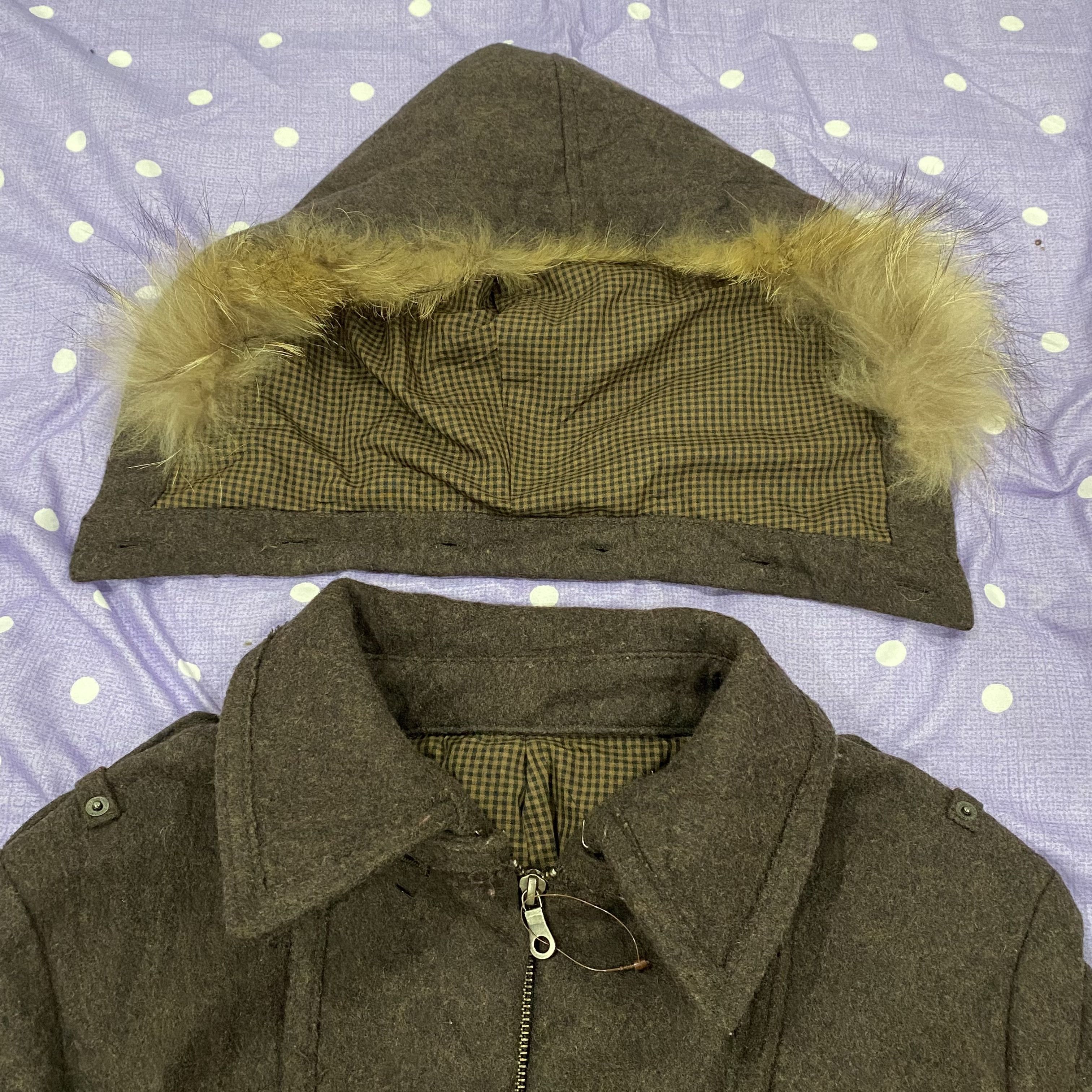 PPFM PPFM Wool Fur Jacket - Fit Size M Size US M / EU 48-50 / 2 - 9 Thumbnail