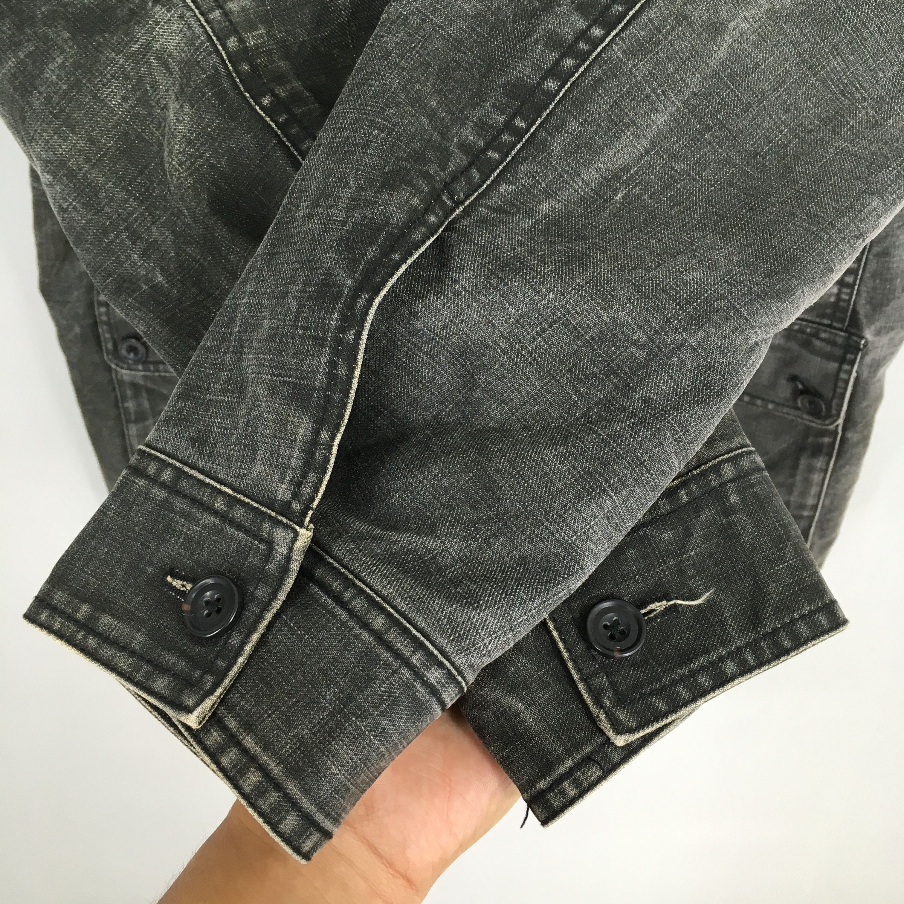 Japanese Brand Vintage Japanese Workwear Denim Jeans Jacket Medium Size US M / EU 48-50 / 2 - 6 Thumbnail