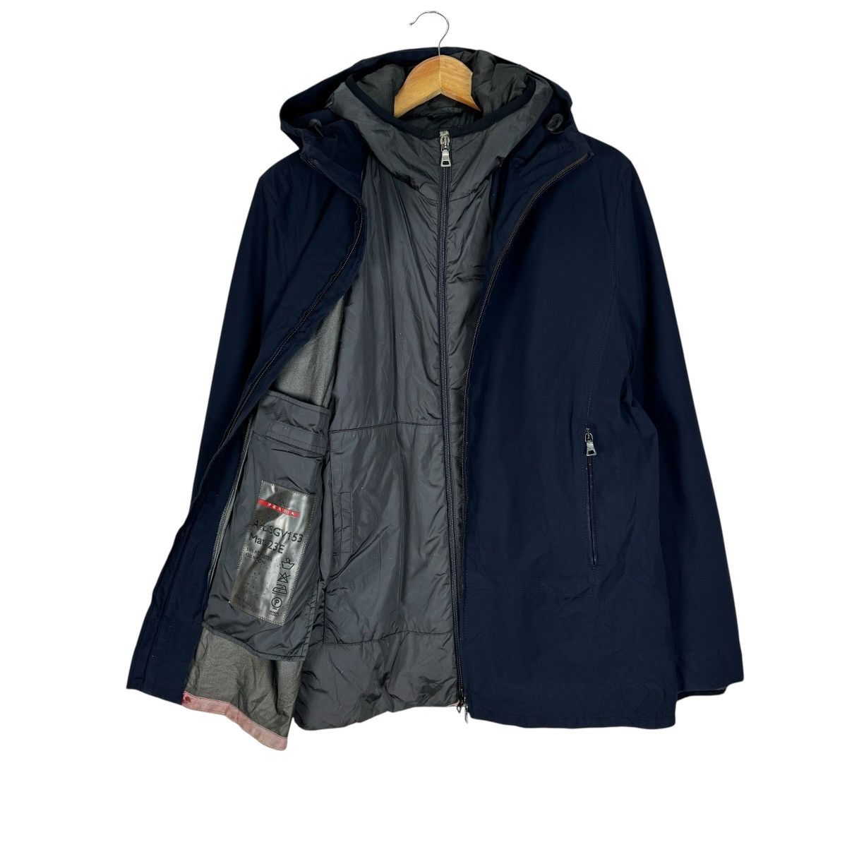 Prada ☀️PRADA GORETEX HOODIE LIGHT ZIPPER JACKET Size US M / EU 48-50 / 2 - 10 Thumbnail
