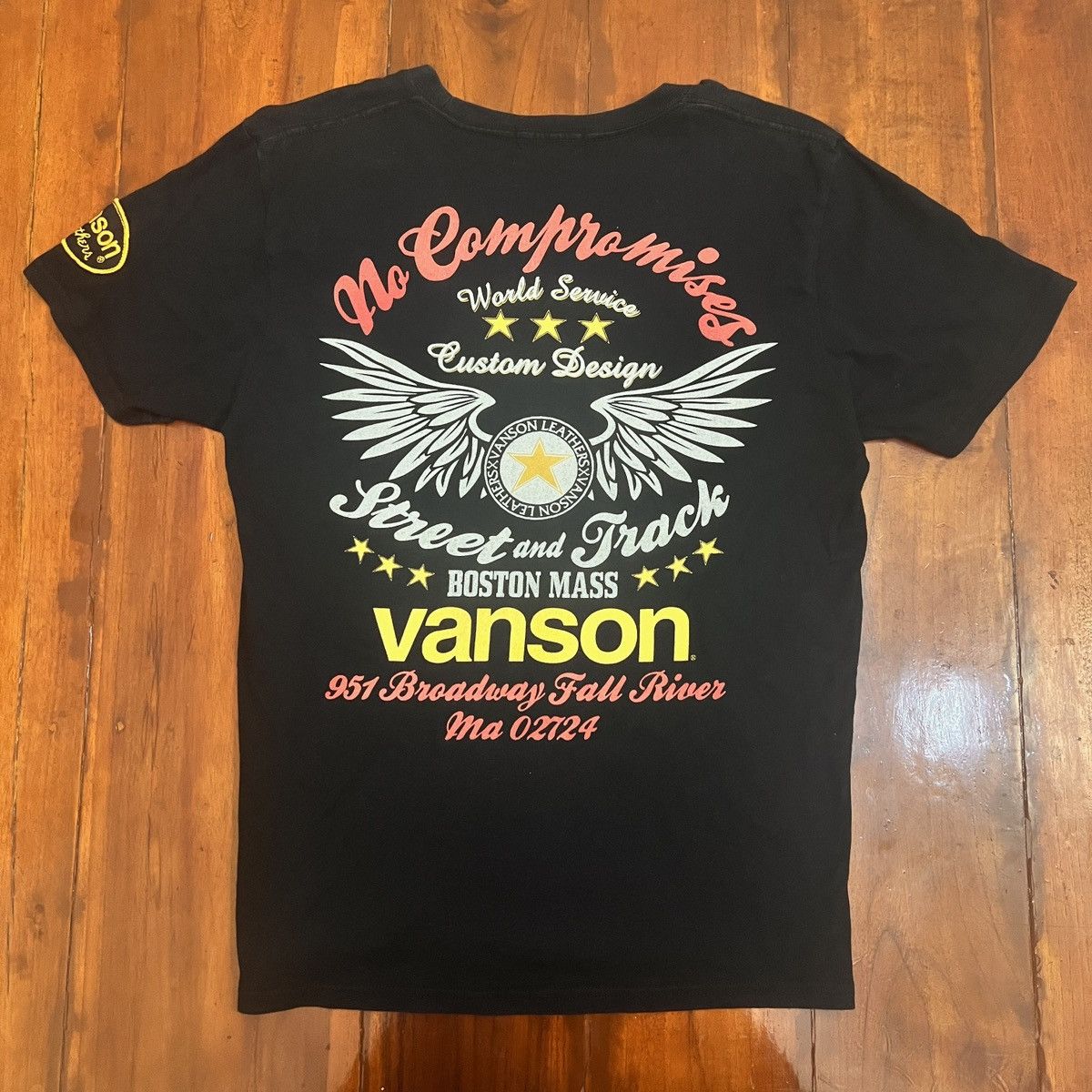 Vanson Leathers Vanson Big Logo Leather Shirt Size US M / EU 48-50 / 2 - 1 Thumbnail