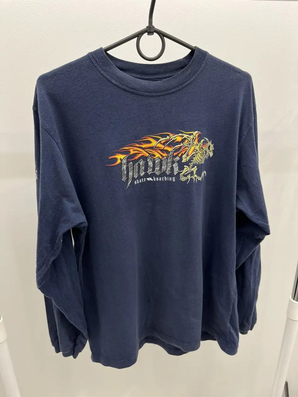 Tony Hawk Vintage Tony Hawk 90's Birdhouse Long Sleeve Tee T-shirt Size US M / EU 48-50 / 2 - 1 Thumbnail