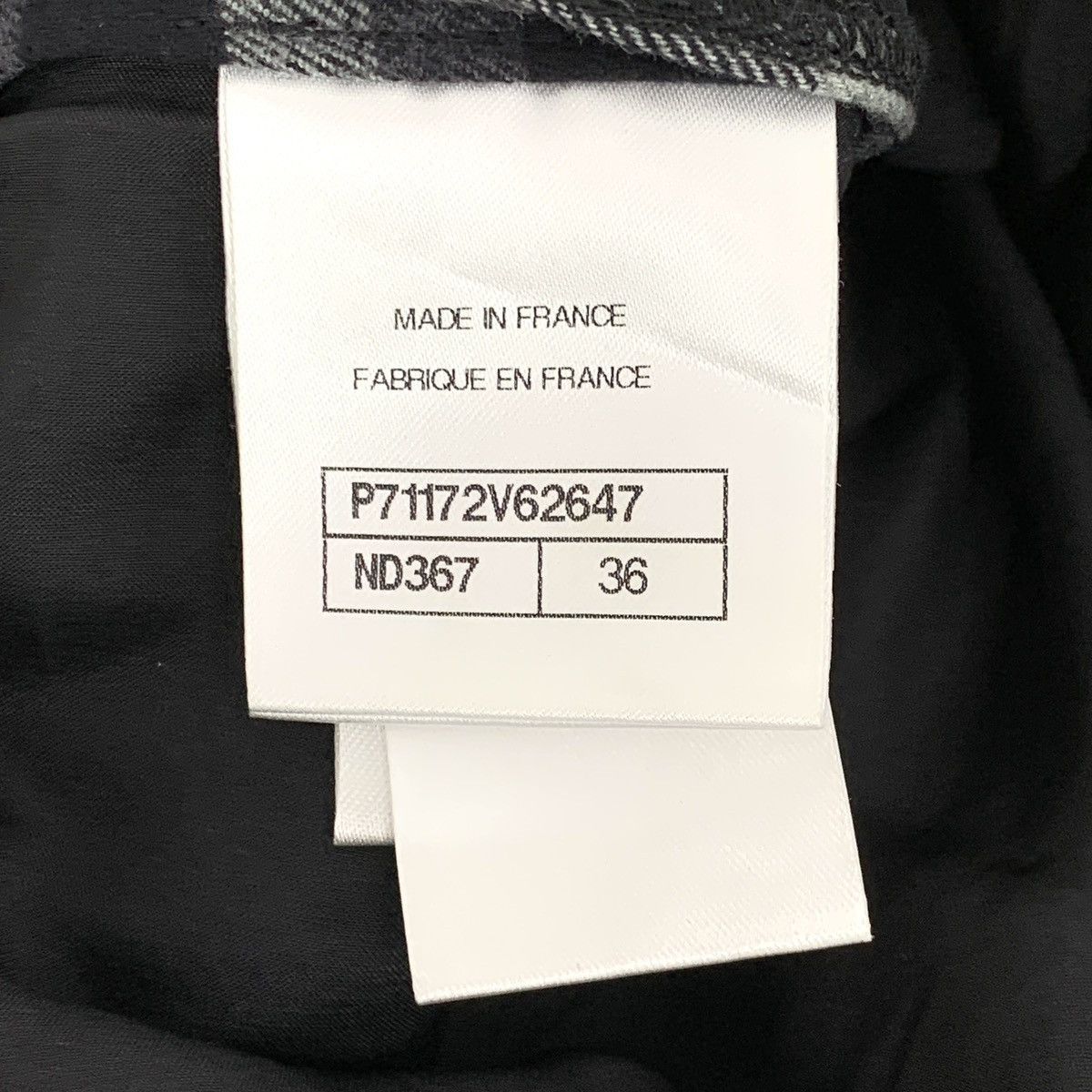 Chanel Chanel 21B Black Plaid Cotton Casual Pants K26WX Size 25" / US 0 / IT 36 - 6 Thumbnail