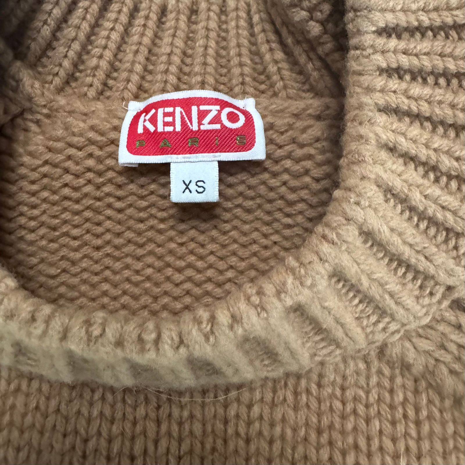 Kenzo KENZO: Men's Wool Intarsia Knit Sweater - Size XS Size US XS / EU 42 / 0 - 5 Thumbnail