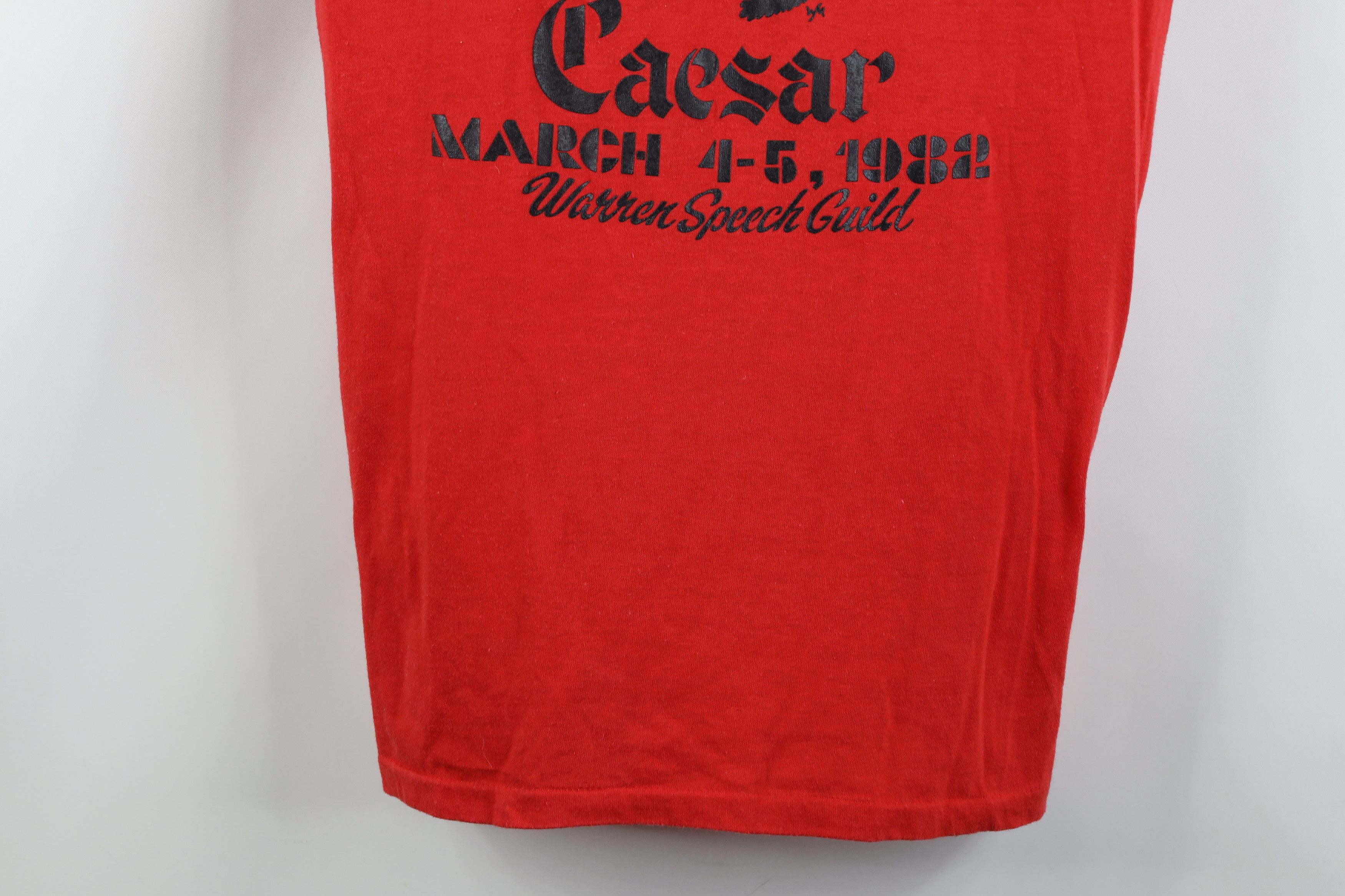 Vintage Vintage 80s Julius Caesar Warren Speech Guild Play T-Shirt Size M / US 6-8 / IT 42-44 - 3 Thumbnail