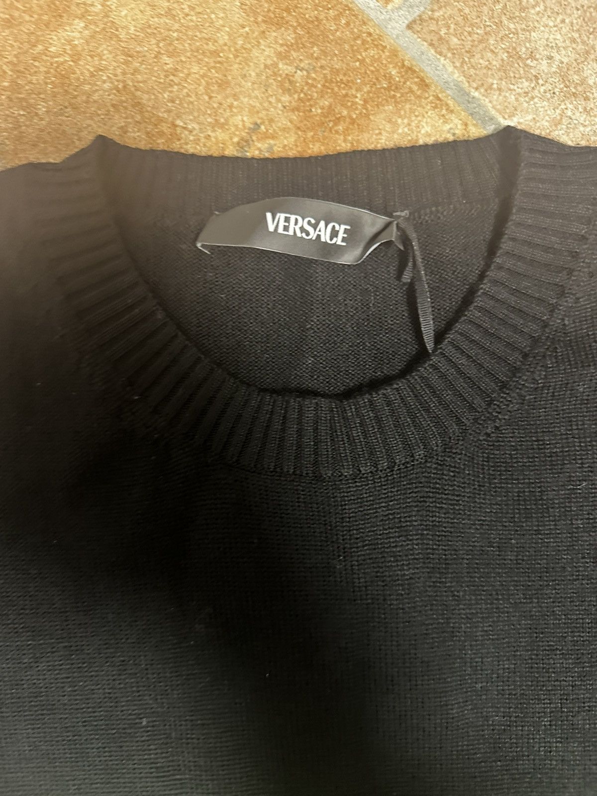 Versace Versace Black Logo Sweatshirt Size US XL / EU 56 / 4 - 4 Thumbnail