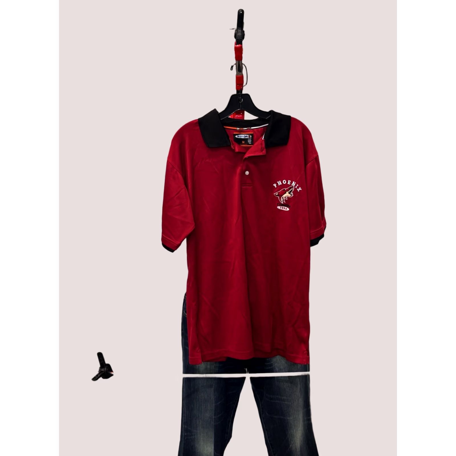 NHL NHL Phoenix Coyotes 1996 Hockey SHORT SLEEVE POLO SHIRT Medium M Size US M / EU 48-50 / 2 - 1 Thumbnail