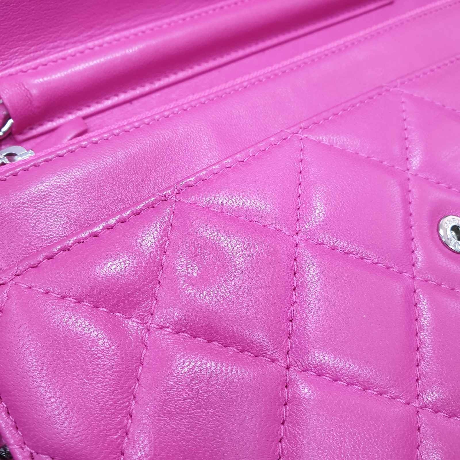 Chanel Chanel Wallet On Chain Pink Leather Size ONE SIZE - 13 Thumbnail