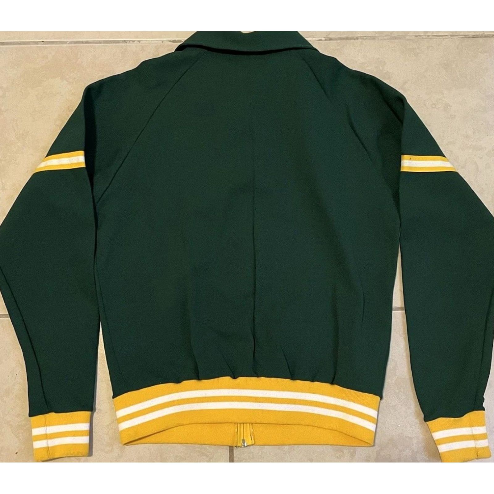 Vintage VINTAGE Joliet East High School Track Jacket S Illinois Football Bomber Green 60s 70s College Grunge Mens Size US S / EU 44-46 / 1 - 7 Thumbnail