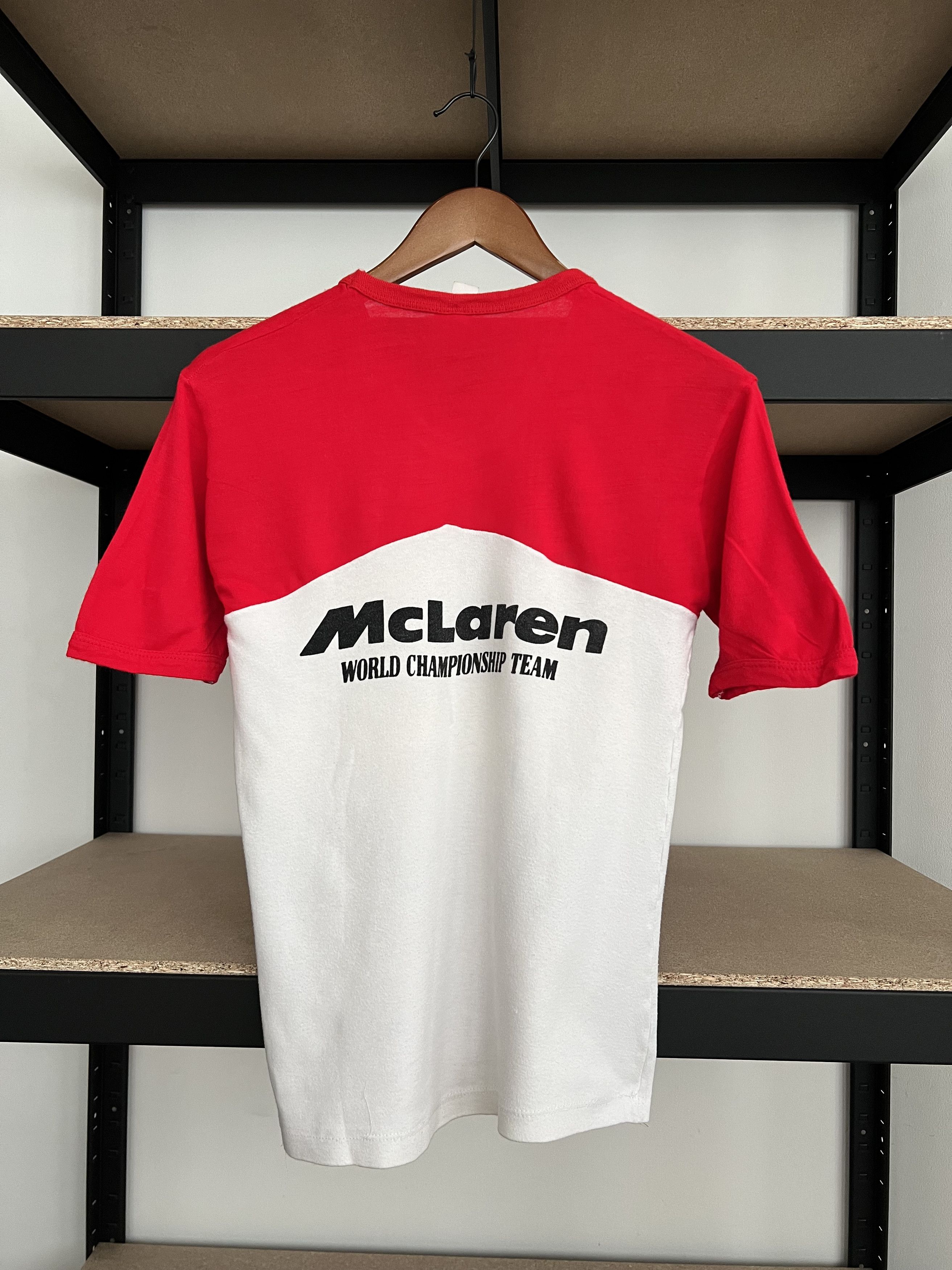 Vintage Vintage 80s Mclaren Marlboro Team F1 Formula One MP4/2C Tee ...