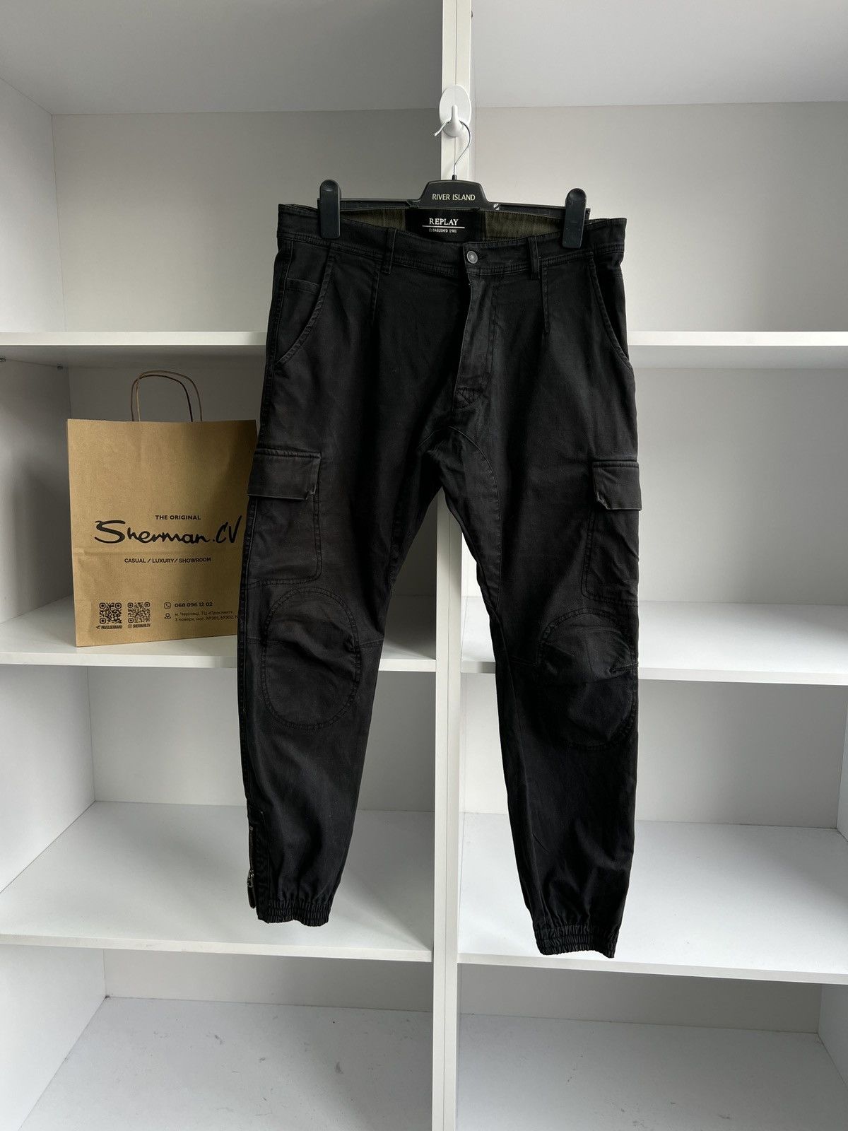 Replay × Vintage Vintage Replay Cargo street wear pants Size US 33 - 3 Thumbnail