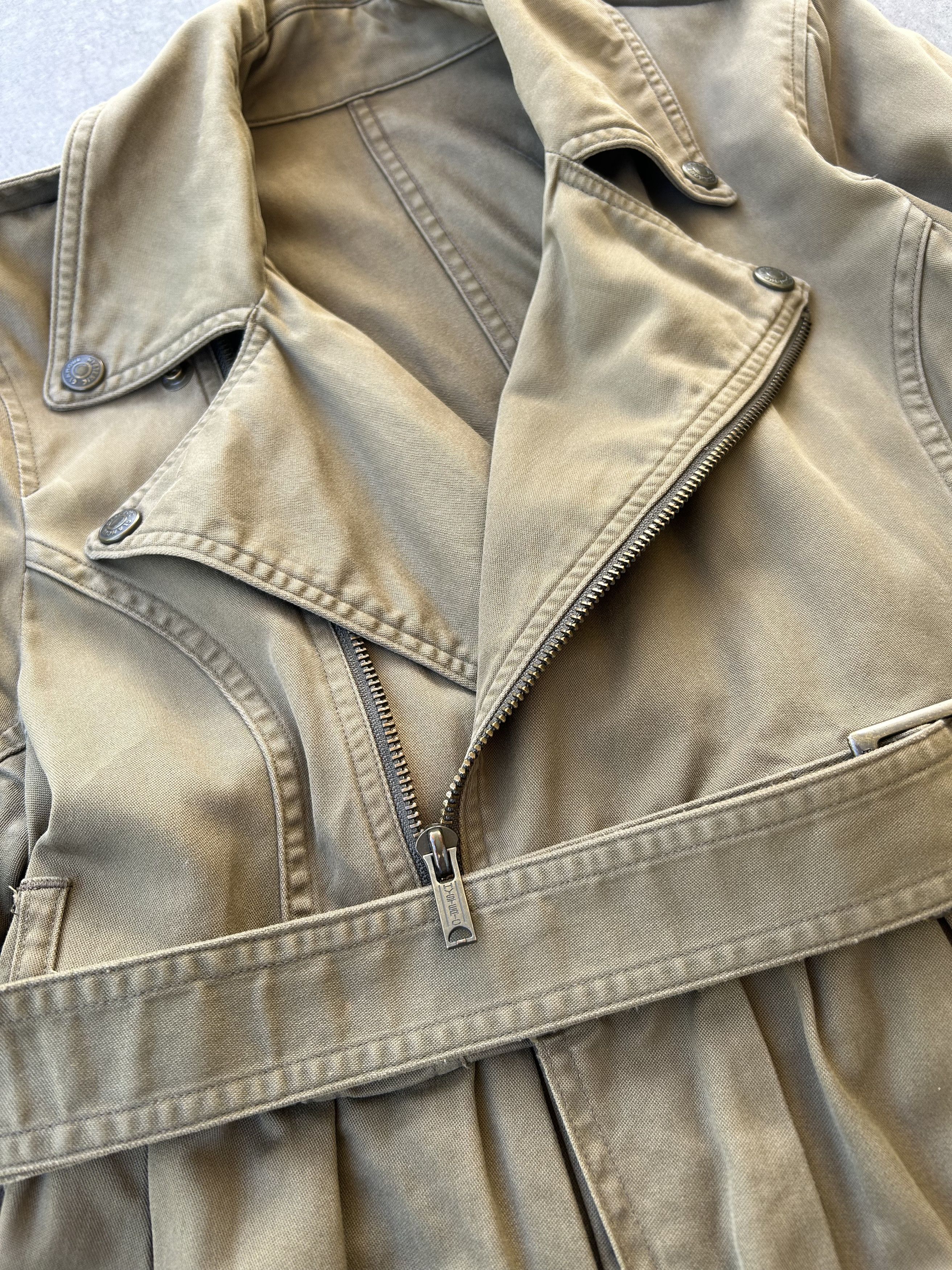 Hysteric Glamour side-zip trench coat