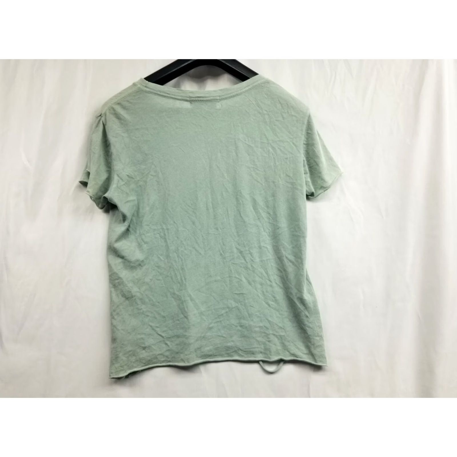 Wildfox WILDFOX Women Pigment Cadet Blue Small T-Shirt Working Hard at Hardly Working Distressed Tee Size S / US 4 / IT 40 - 2 Thumbnail