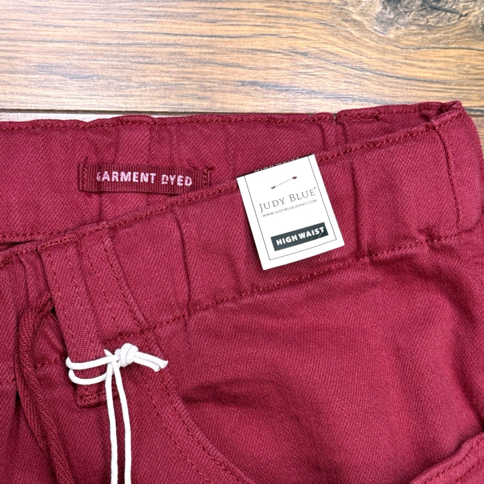 Vintage Judy Blue Jeans Womens 18W High Waisted Skinny Stretch Red Denim 5-Pocket City Stable High Rise Regular Plus Womens Size 40" / US 18 - 4 Thumbnail
