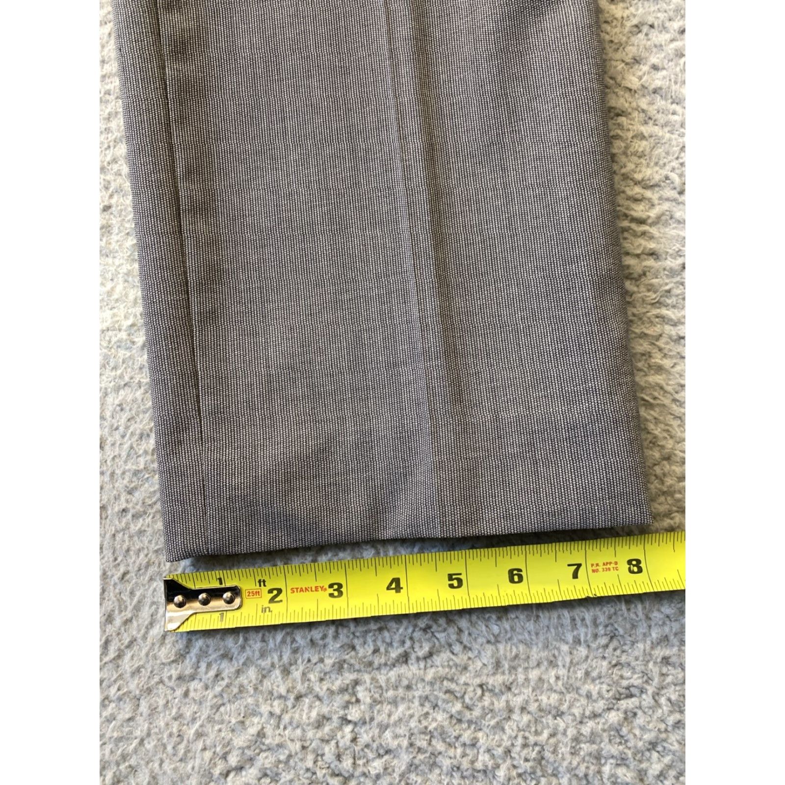 Banana Republic Banana Republic Men’s Dress Pants 34x34 Slim Fit Chino Gray Business Casual 138-8 Size US 34 / EU 50 - 5 Thumbnail