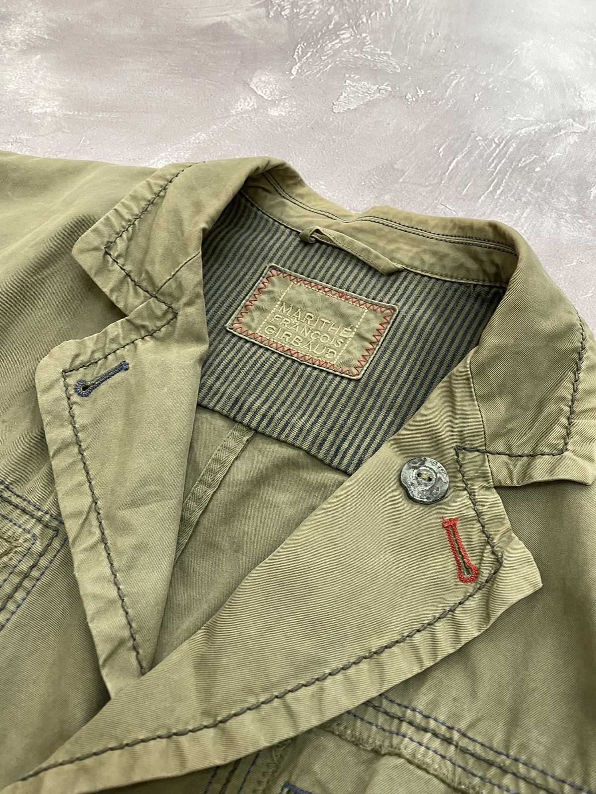 Marithe + Francois Girbaud Vintage Marithe Francois Girbaud Military Avantarde Jacket Size US M / EU 48-50 / 2 - 4 Thumbnail