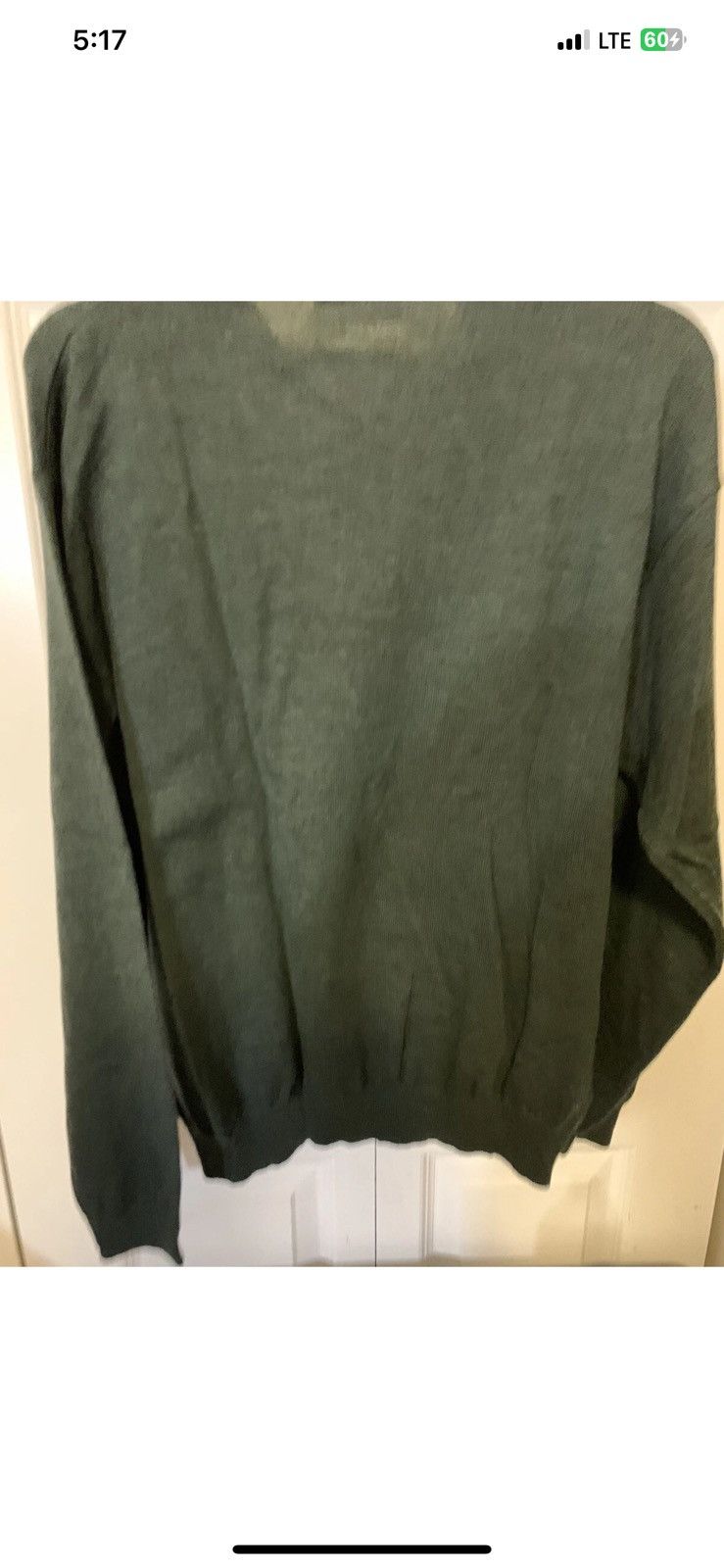 Brandini Brandini mens sz XL merino wool sweater green Size US XL / EU 56 / 4 - 8 Thumbnail